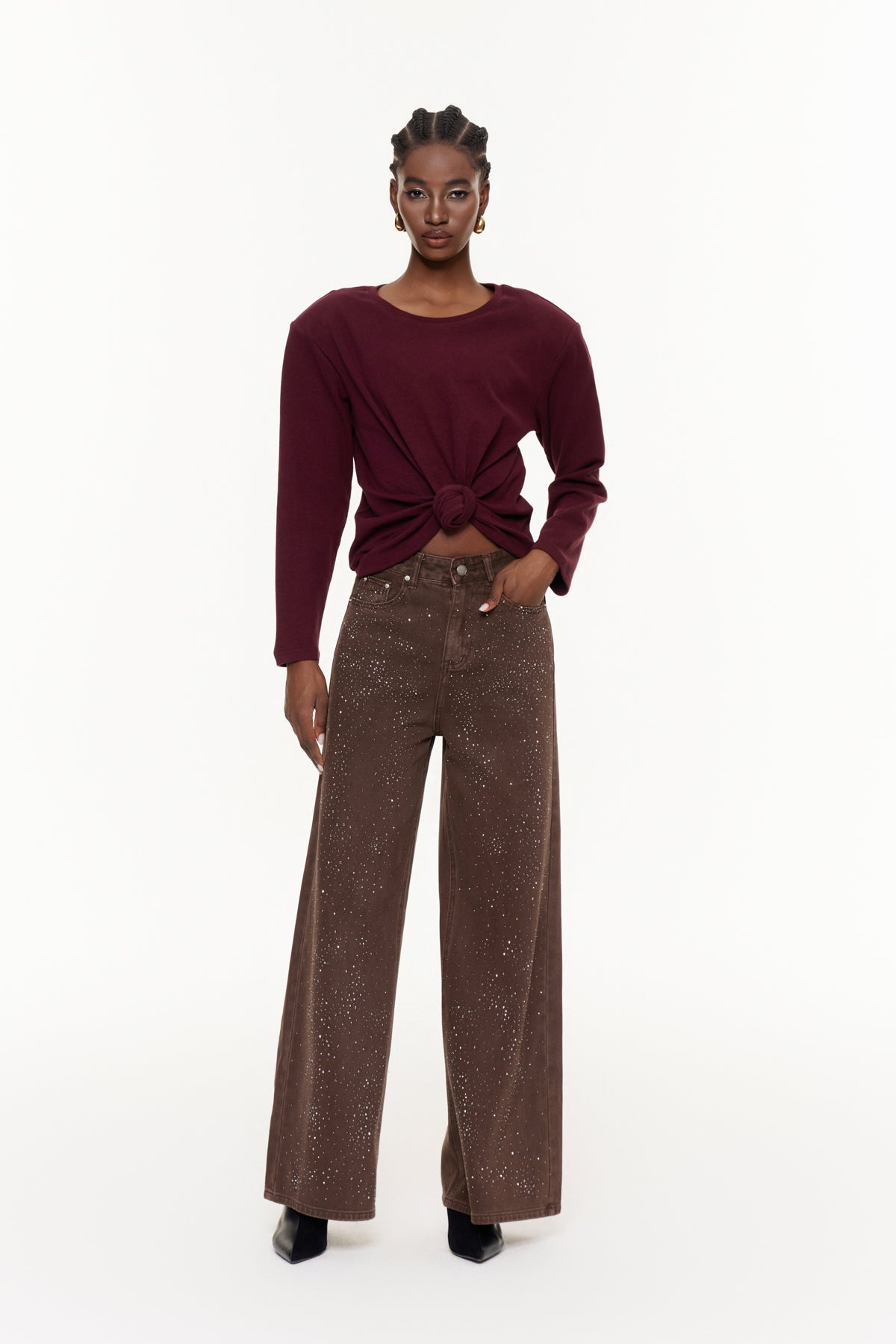 Jemma Ruch Twist Long Sleeve Top