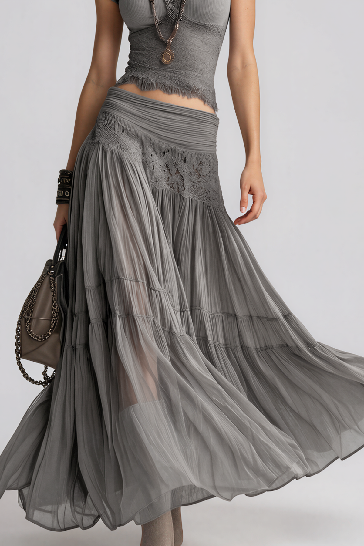 Kadience Kint Ruch Skirt Set