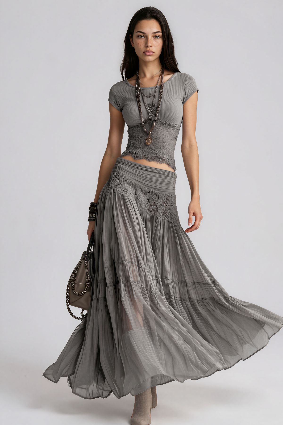 Kadience Kint Ruch Skirt Set
