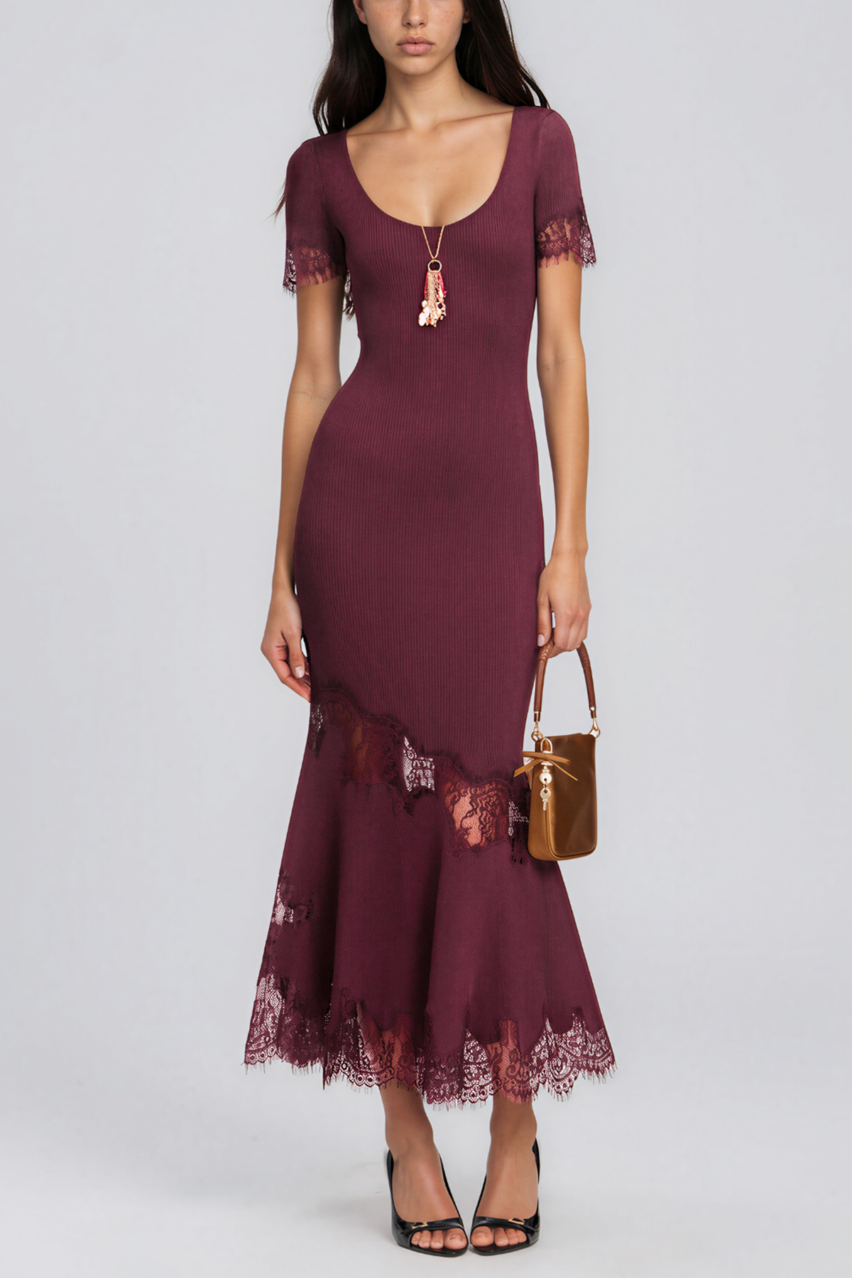 Kaif Mermaid Lace Maxi Dress