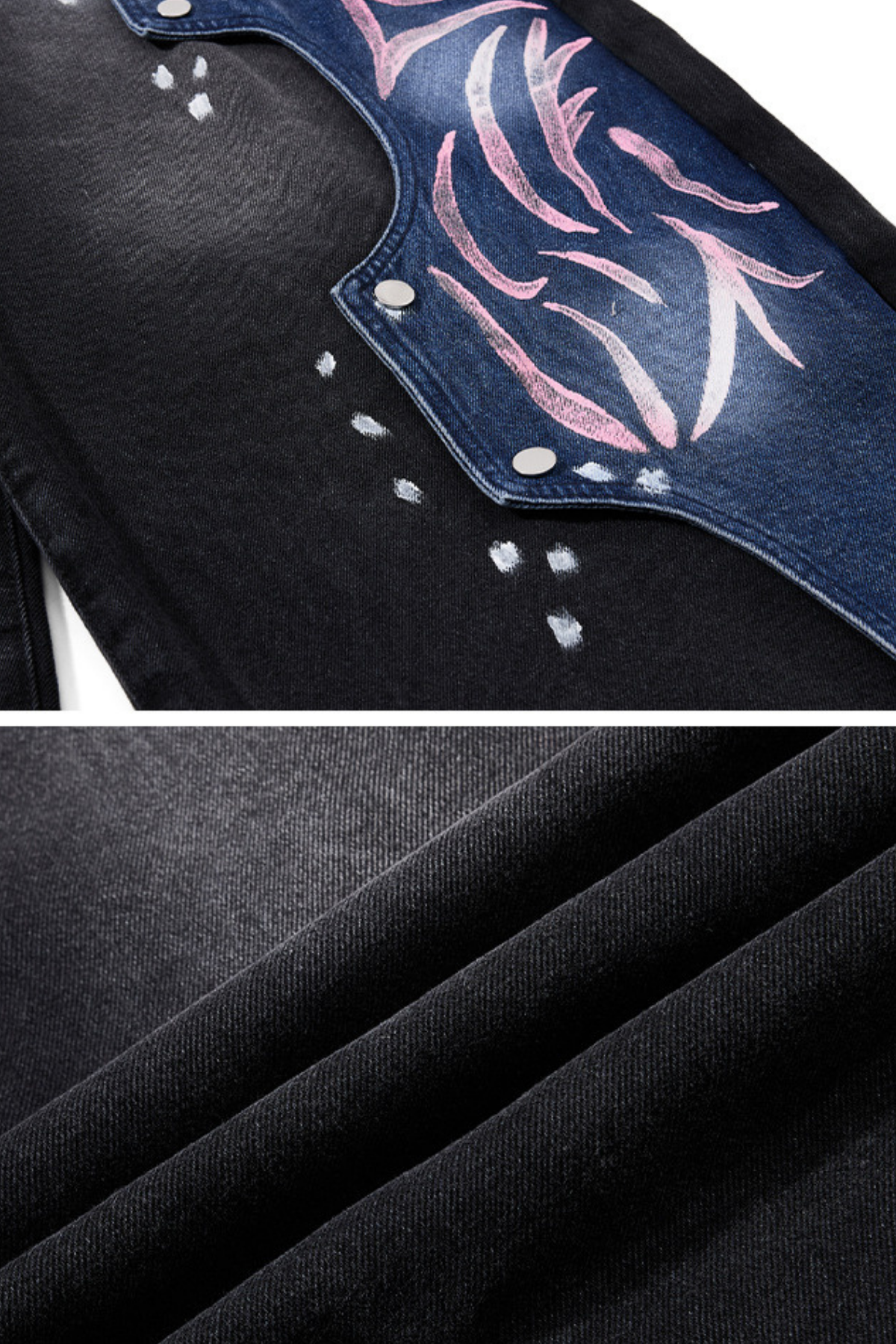 Kailas Graffiti Deconstruct Baggy Jeans