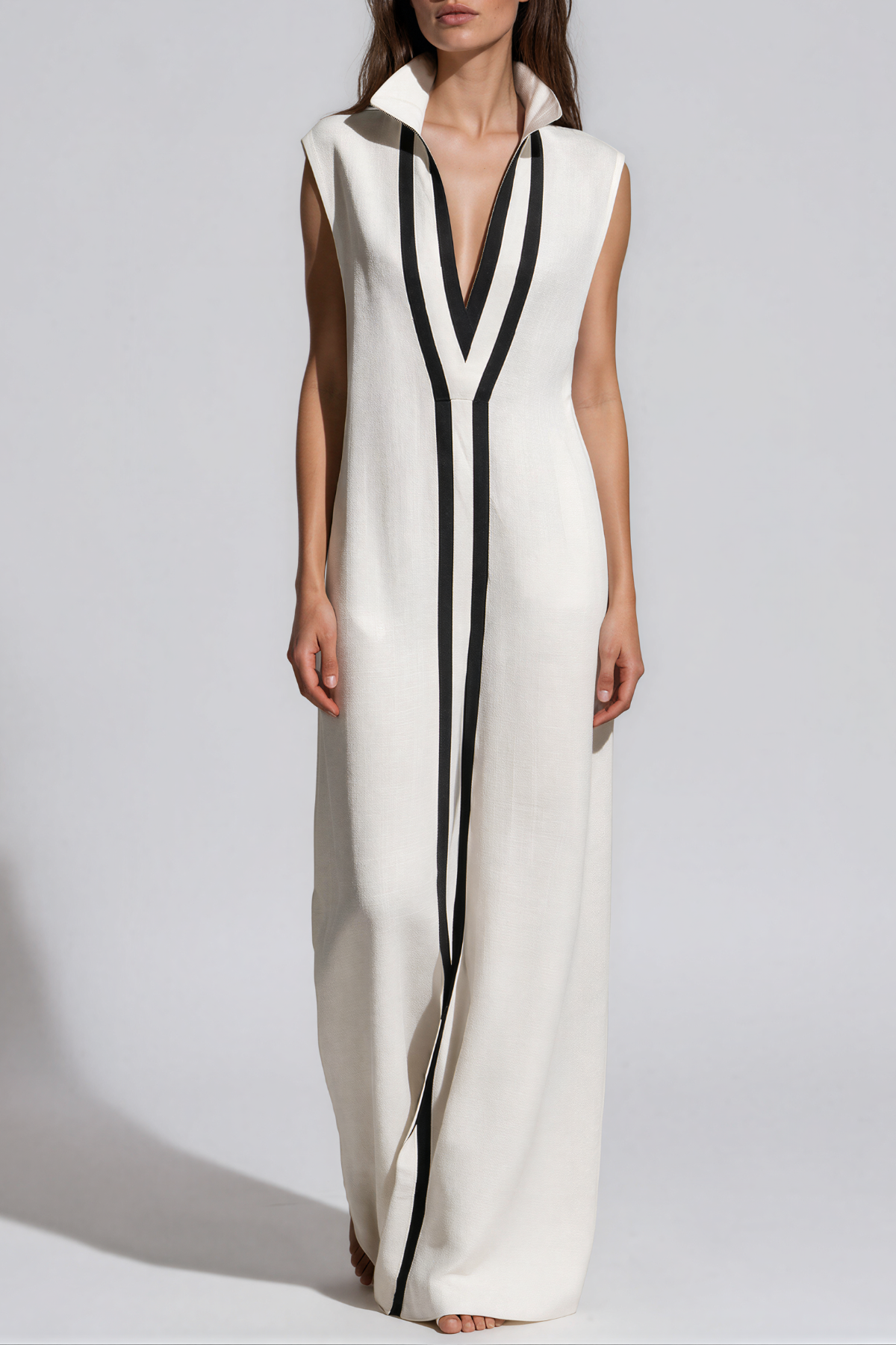 Kalani Plunge Colorblock Maxi Dress