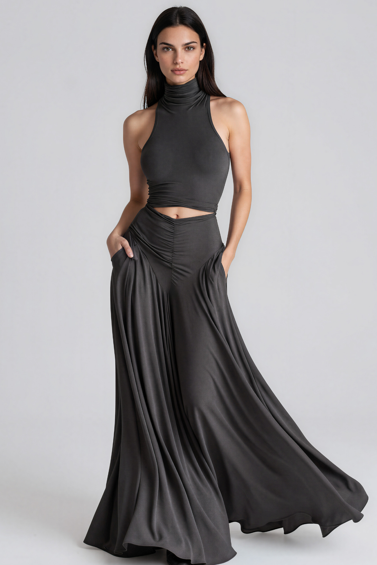 Kaleialoha High Neck Skirt Set