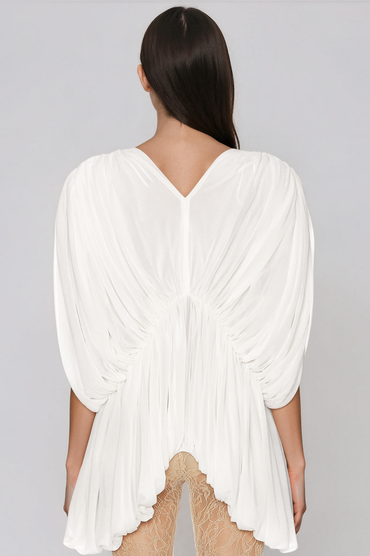 Kalena Plunge Draped Top