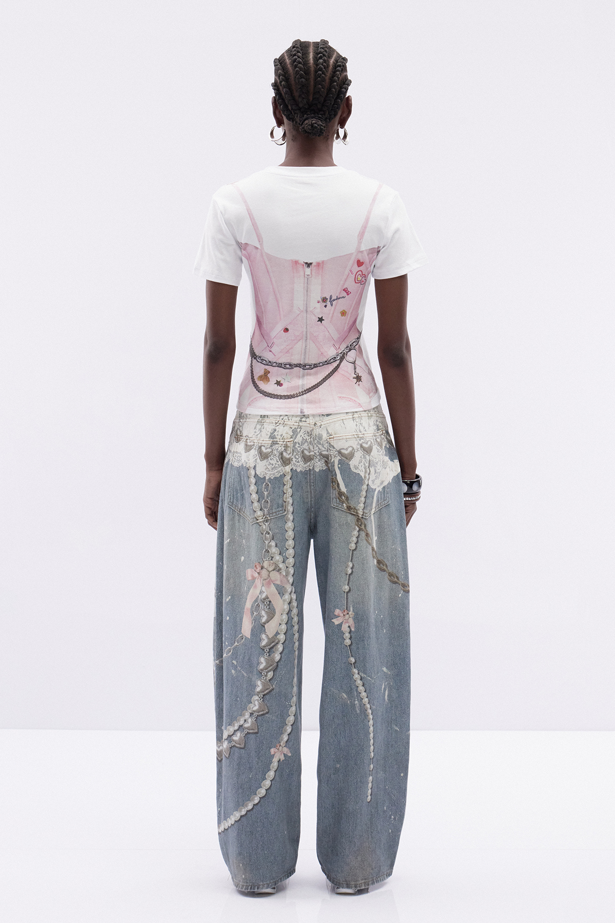 Kalil Pearl Print Jeans