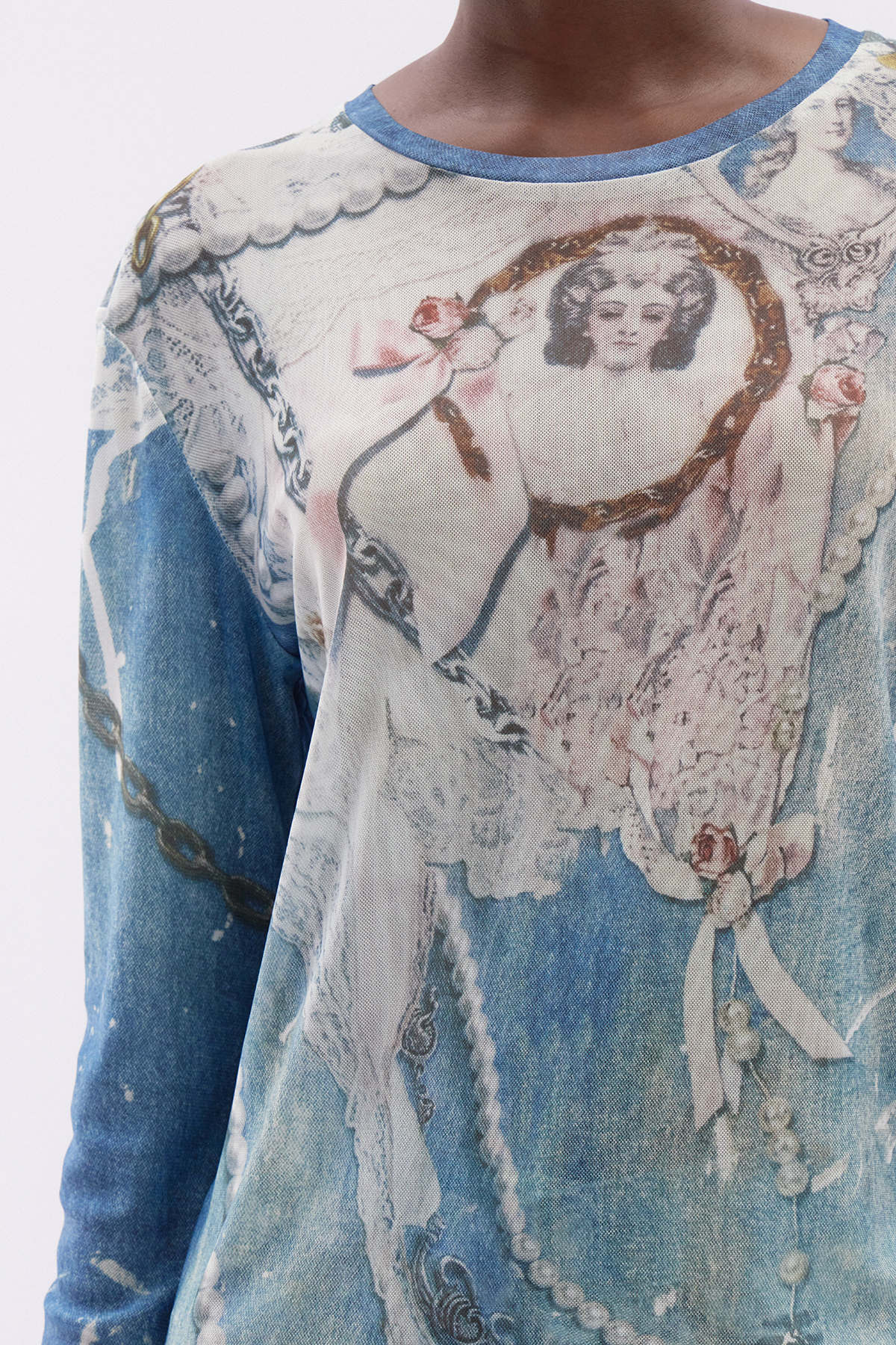 Kalil Pearl Splattered Top