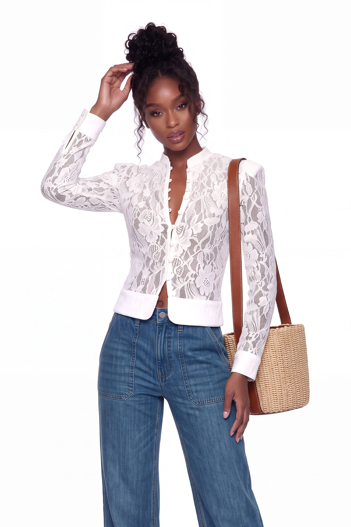 Kalli Long Sleeve Lace Top