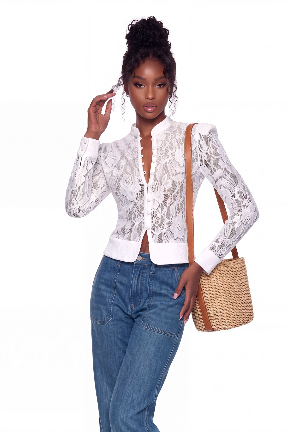 Kalli Long Sleeve Lace Top