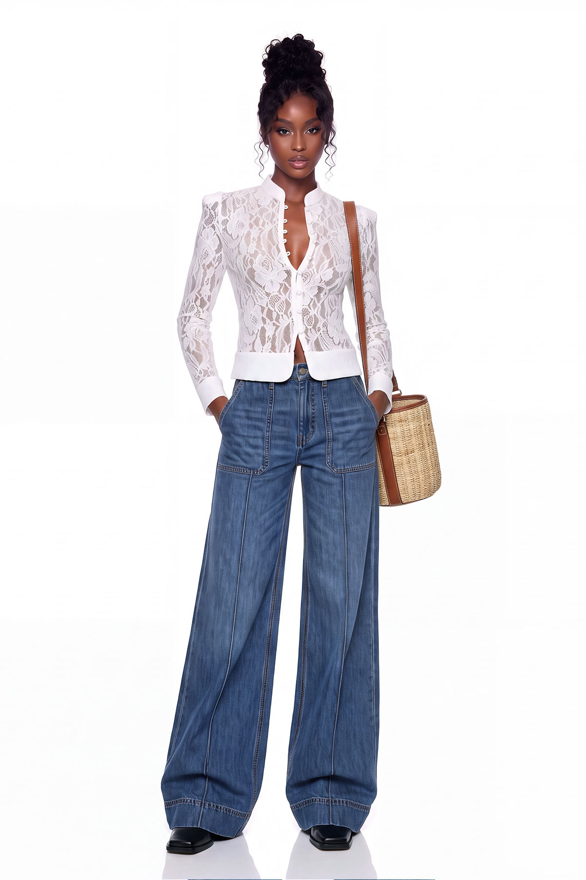 Kalli Long Sleeve Lace Top