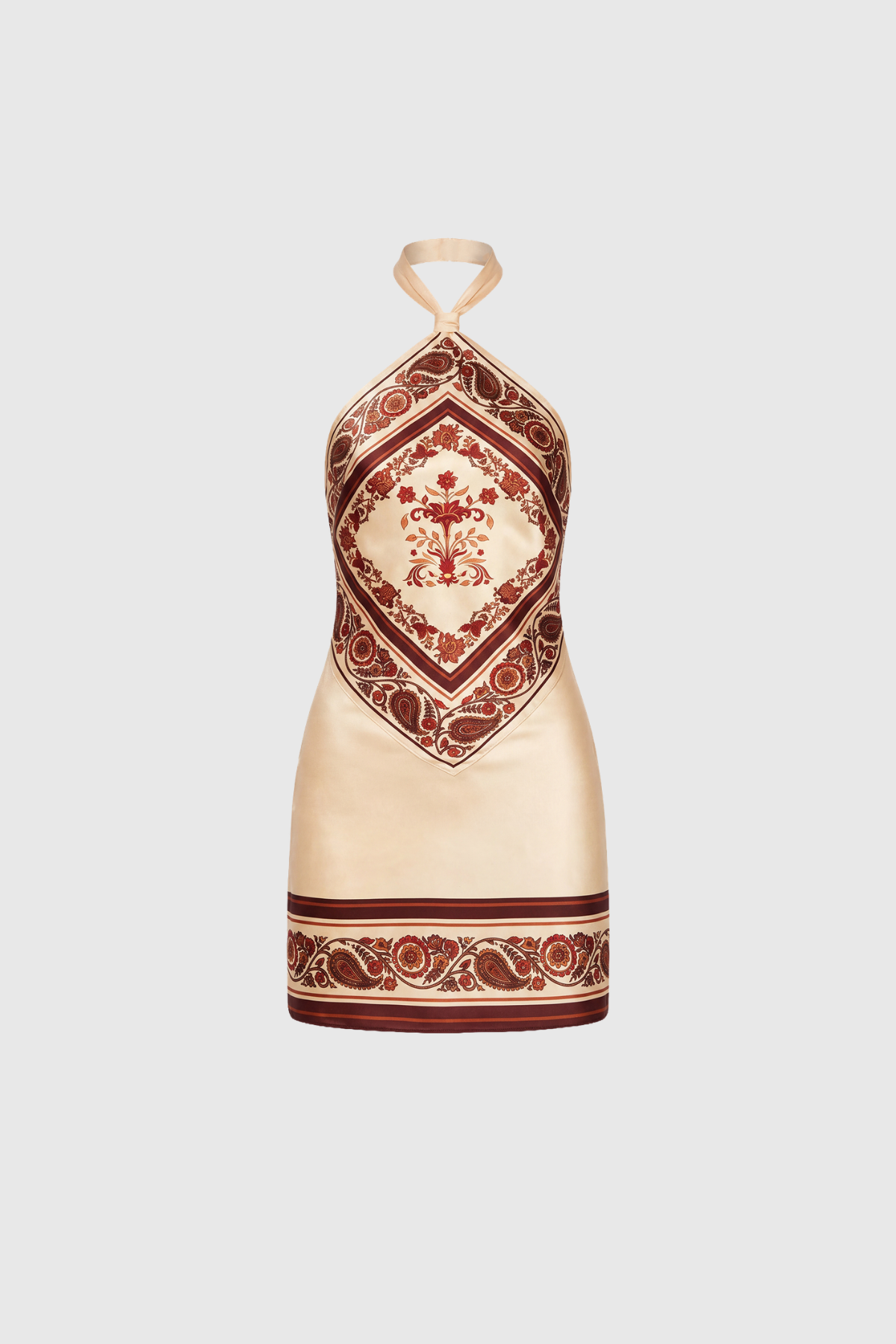 Kalyca Halter Neck Floral Mini Dress
