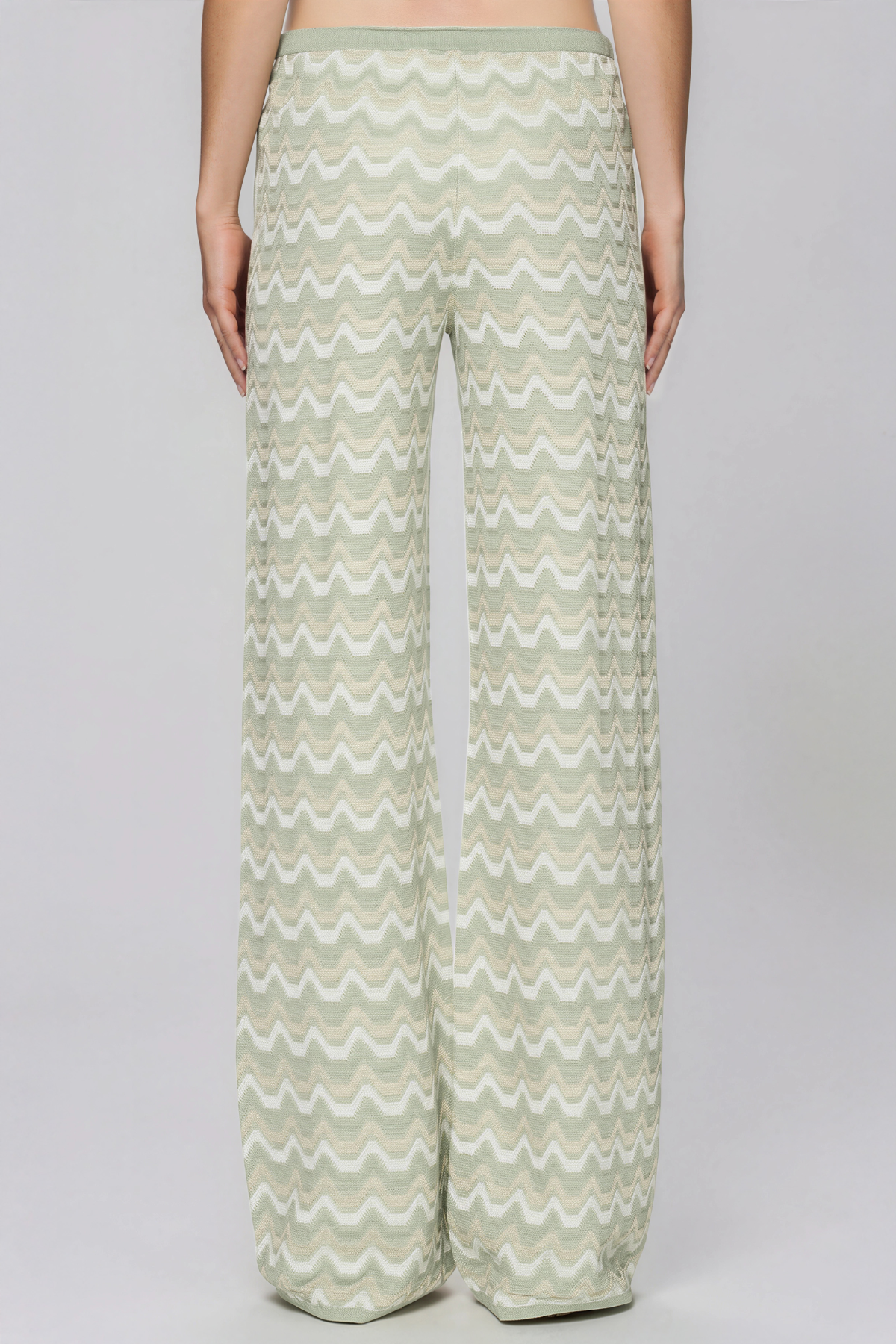 Kamella Crop Stripe Knit Pants Set