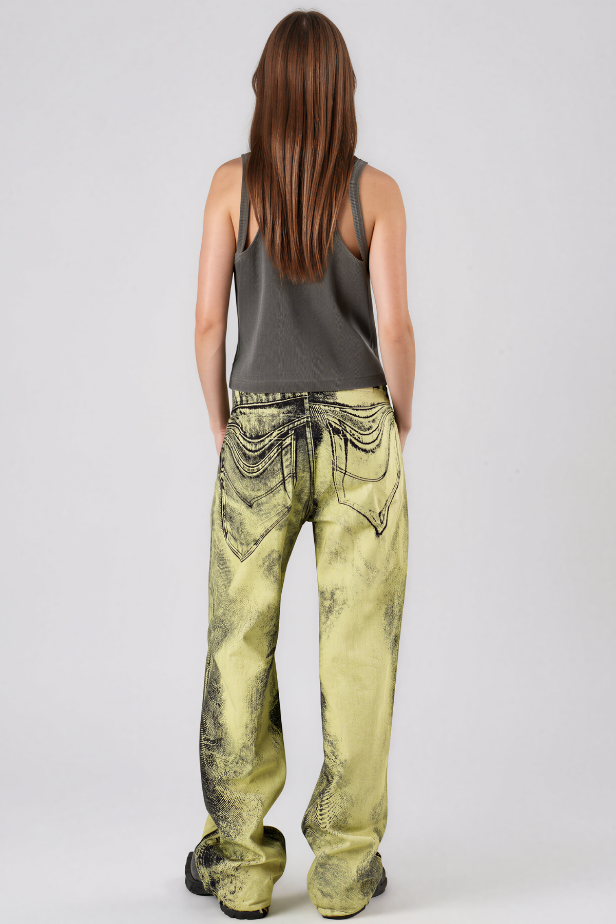 Kamil Bleach Tie dye Jeans