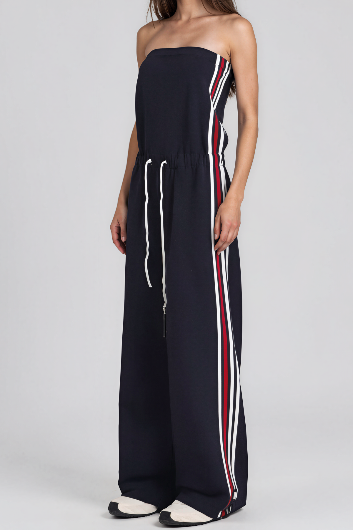 Kamin Strapless Stripe Jumpsuit