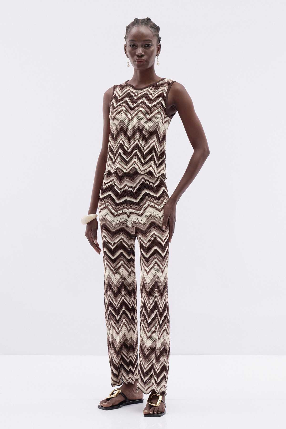 Kanak Knit Stripe Pants