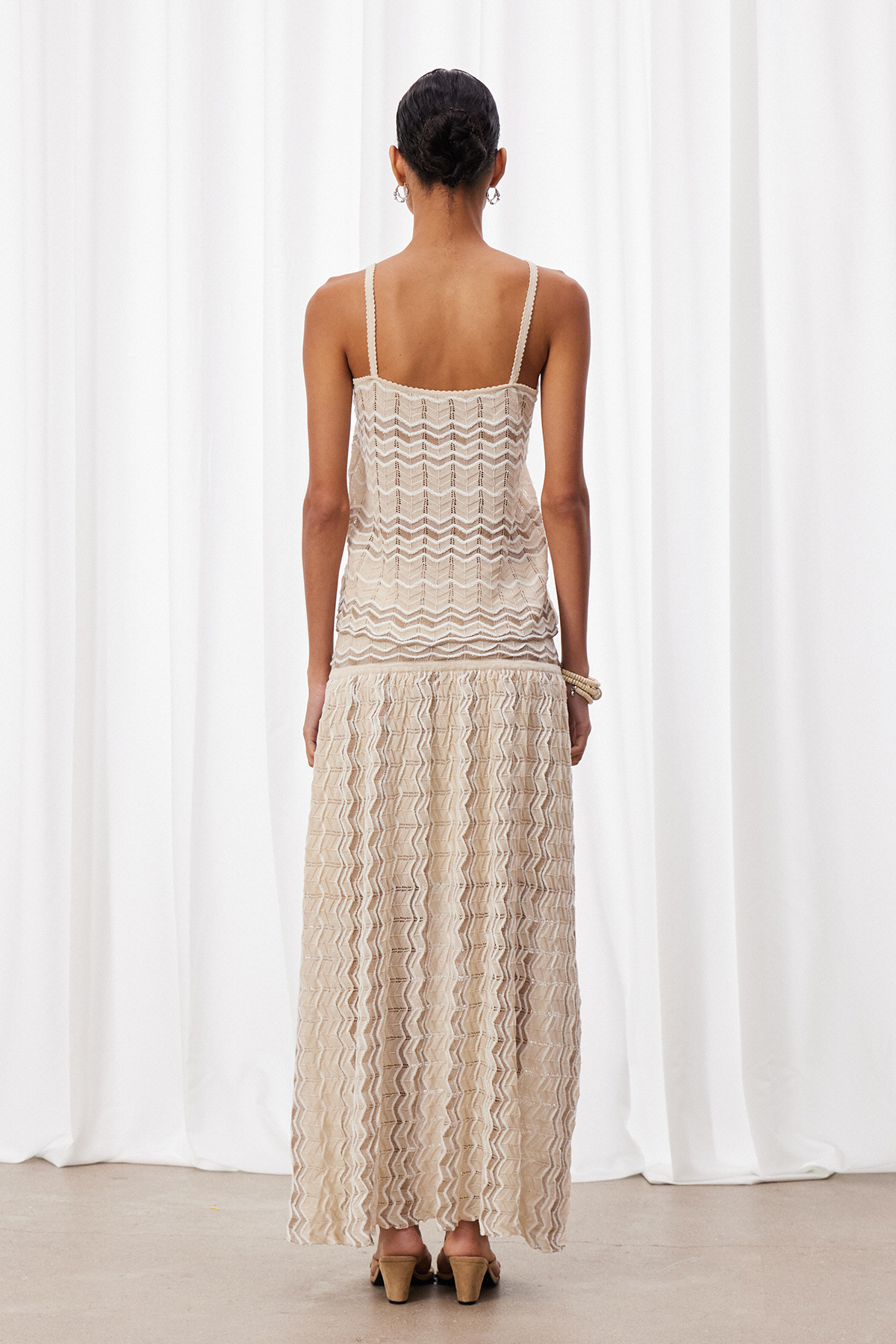 Kanak Stripe Skirt Set