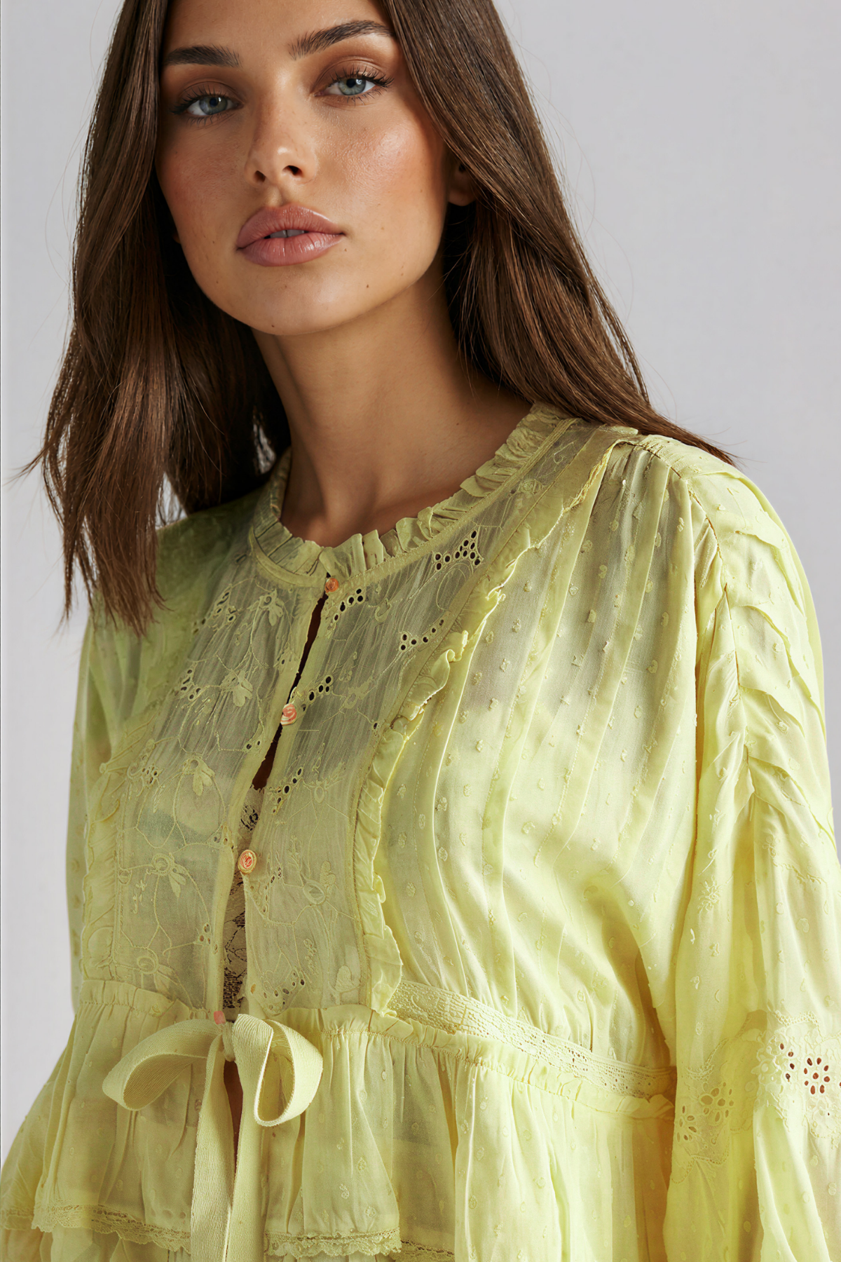 Kande Ruffle Floral Shirt