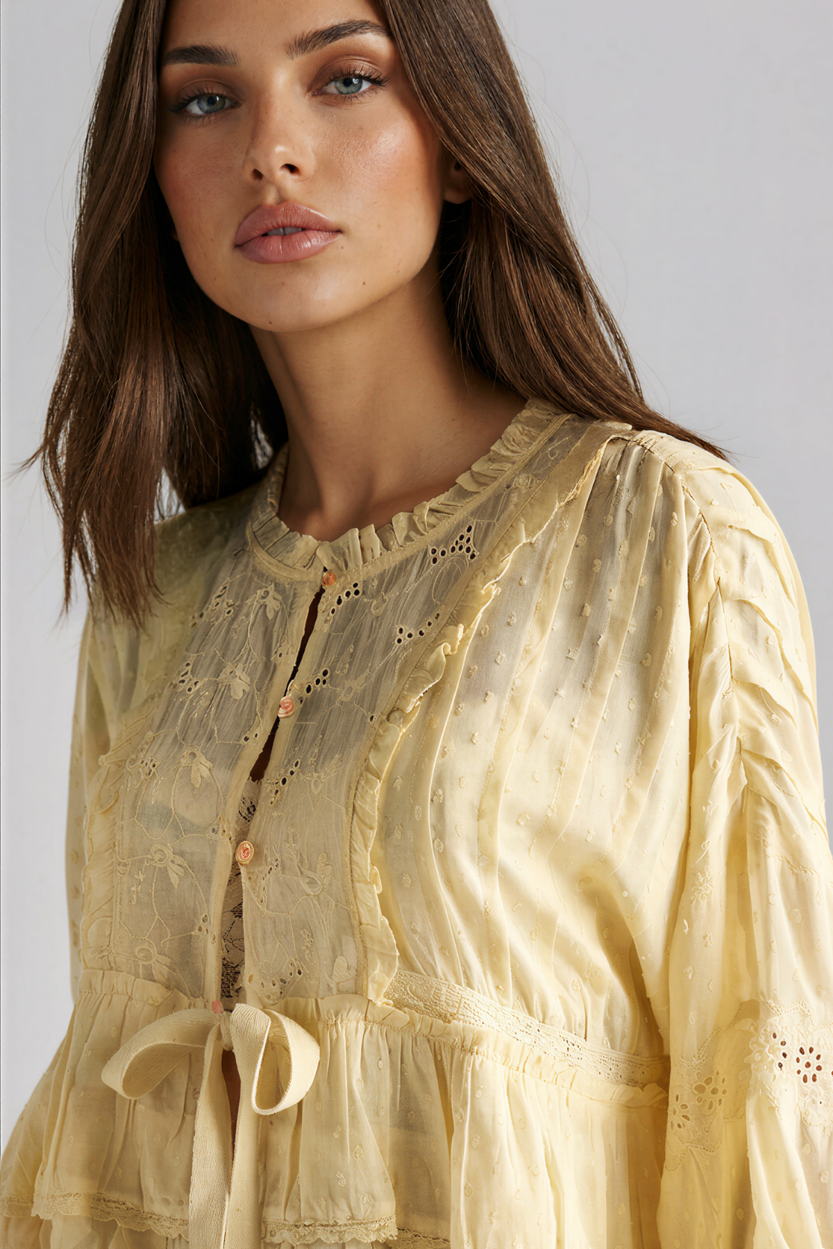 Kande Ruffle Floral Shirt