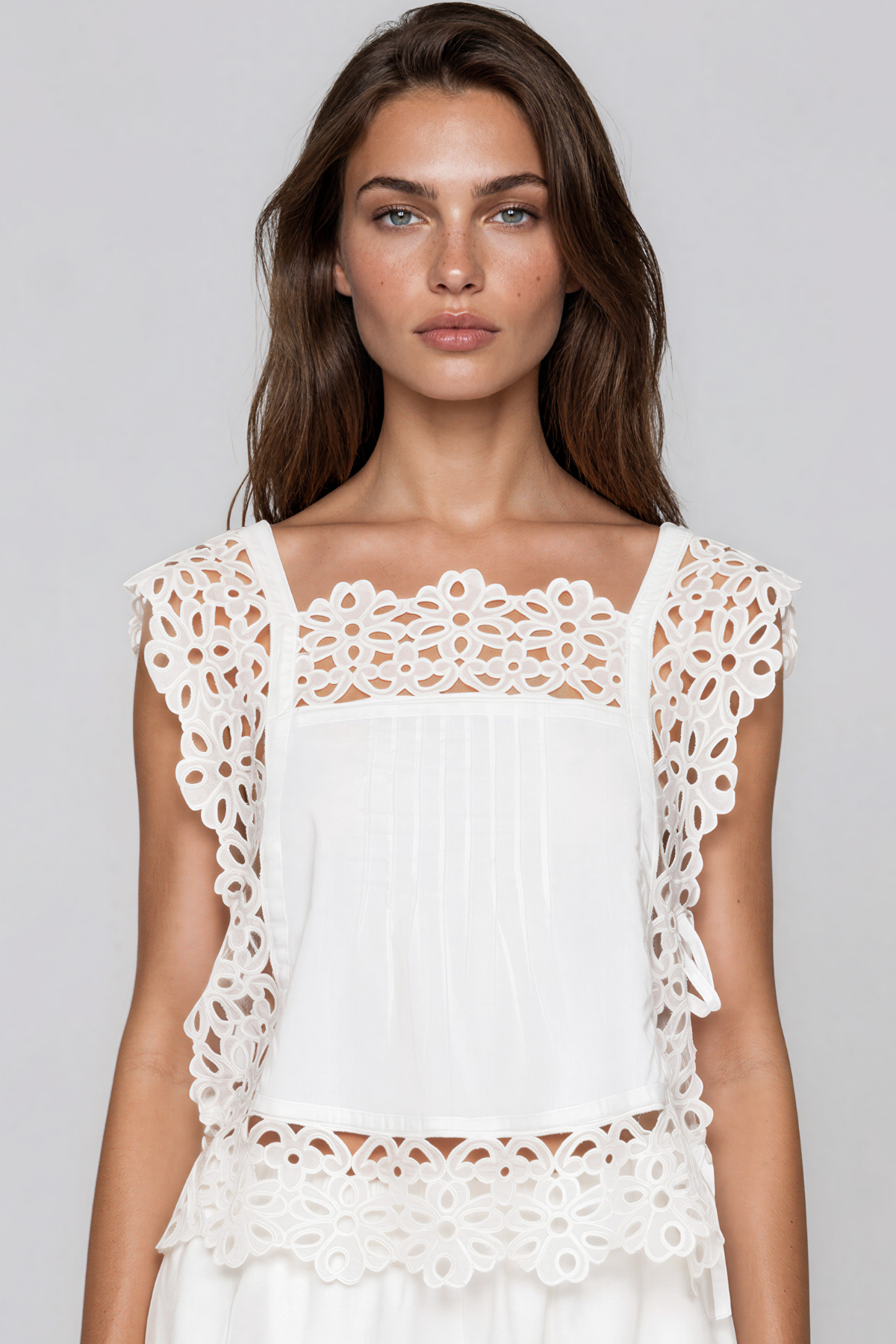 Kane Sleeveless Cutout Tie Up Top