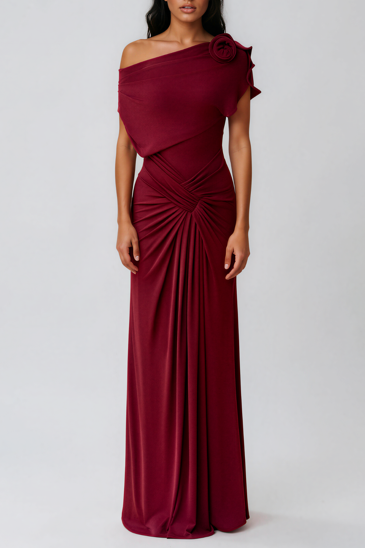 Kanoa Flower Ruch Maxi Dress