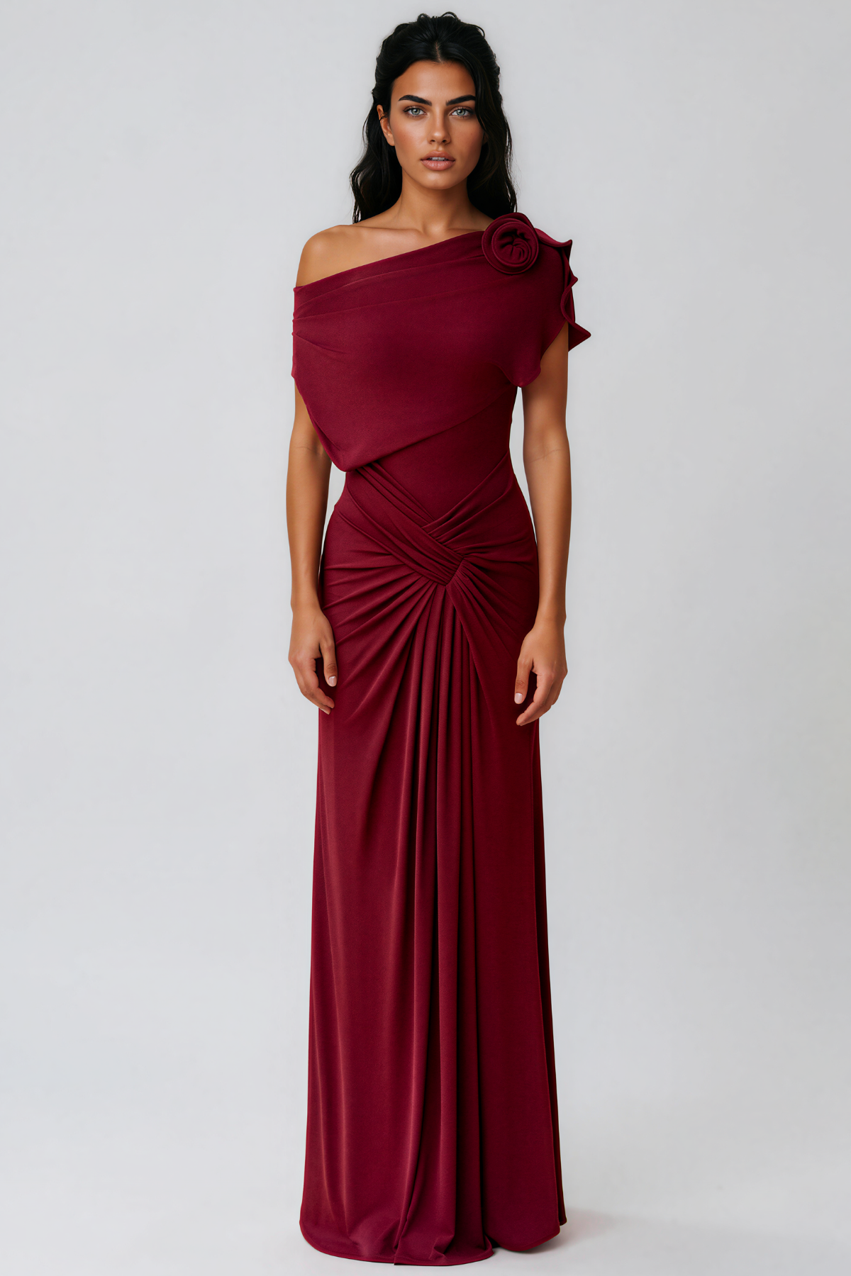 Kanoa Flower Ruch Maxi Dress