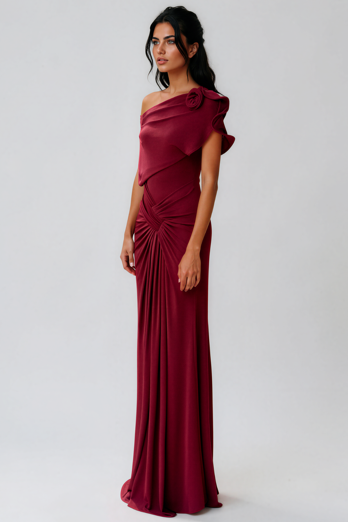 Kanoa Flower Ruch Maxi Dress