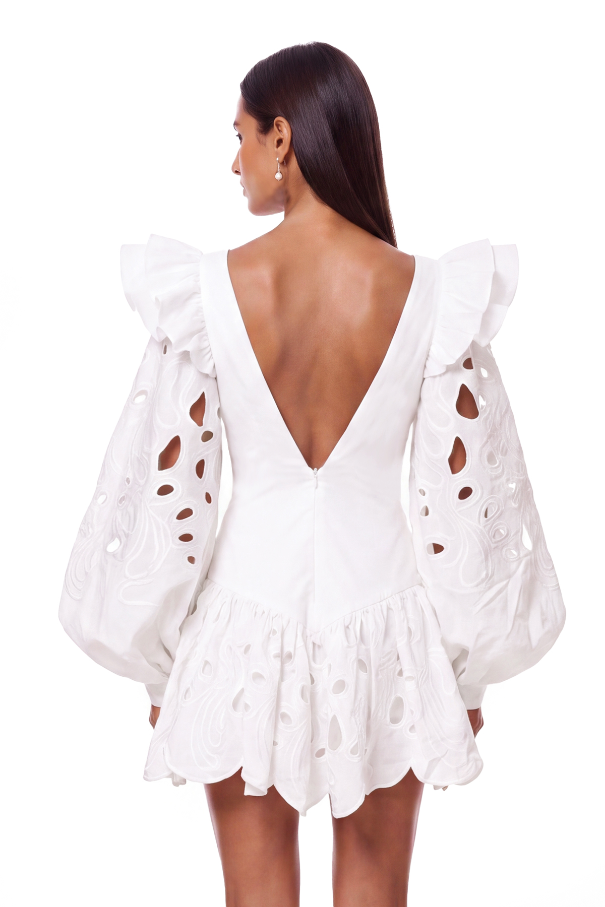 Kantana V Neck Cutout Mini Dress