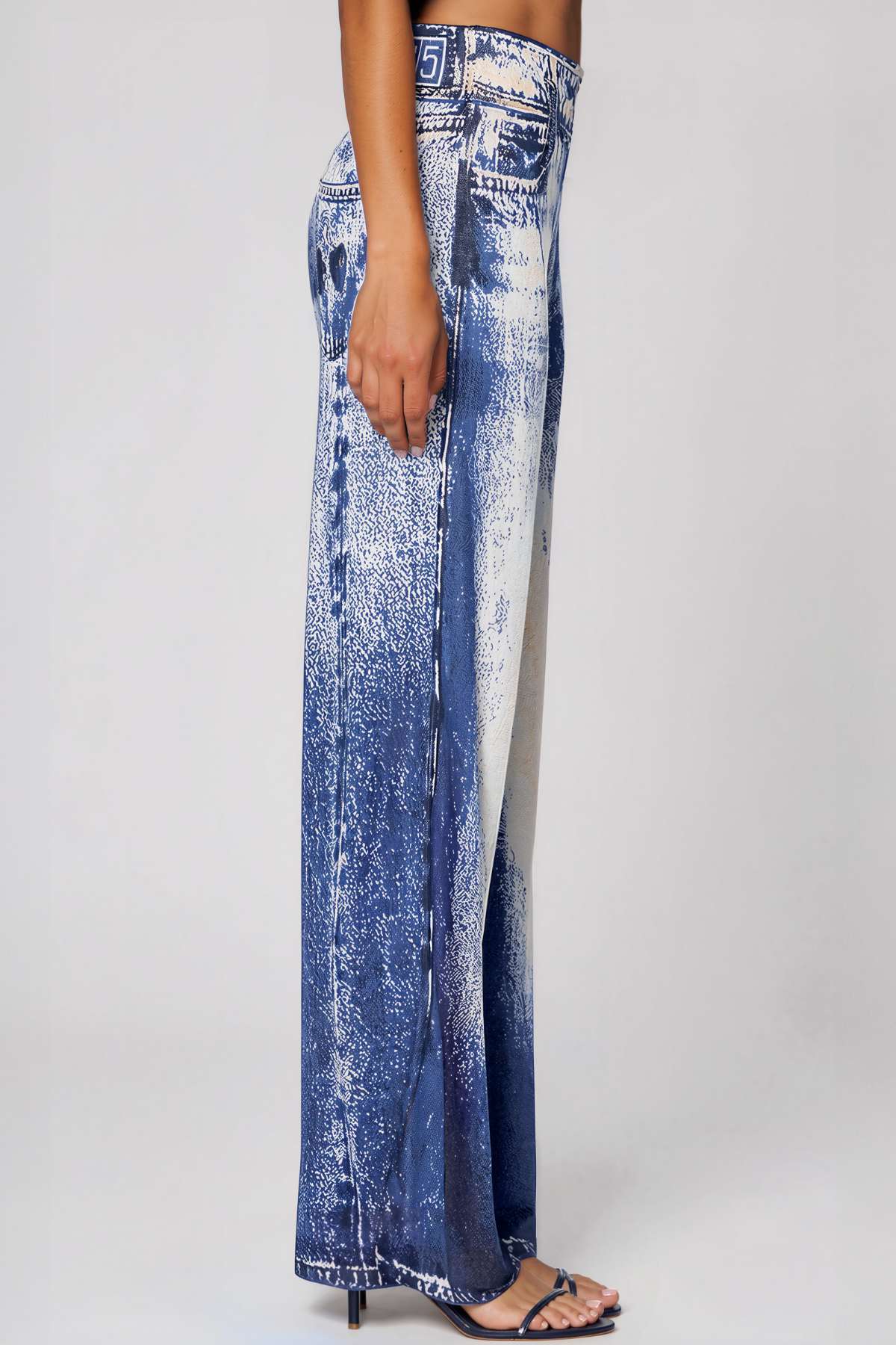 Kanye Bleached Tie Dye Jeans