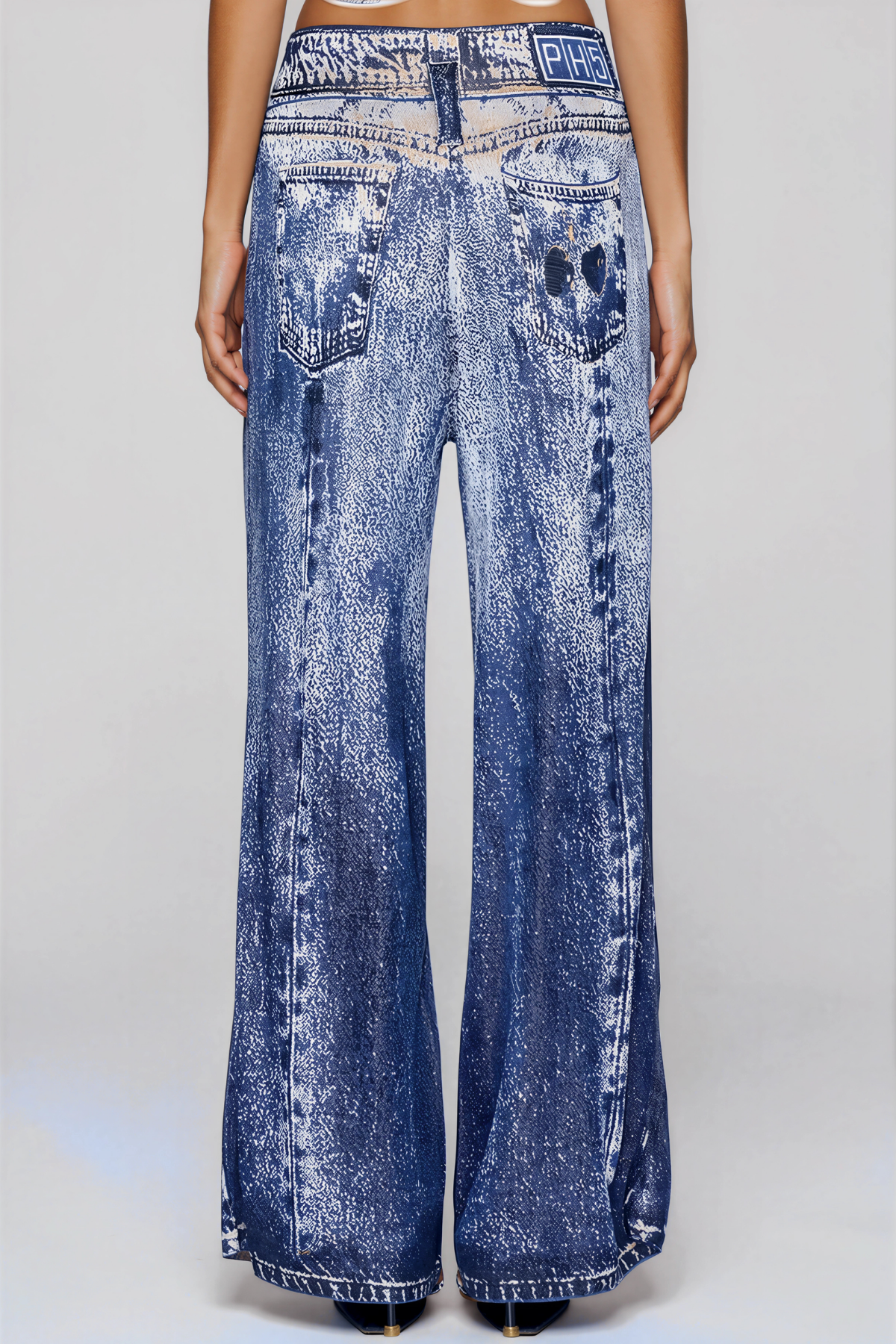 Kanye Bleached Tie Dye Jeans