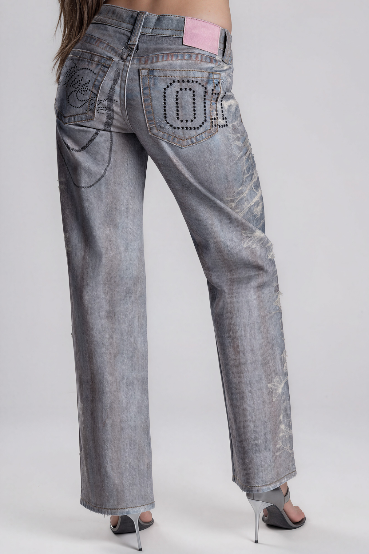 Kaoru Print Straight Jeans