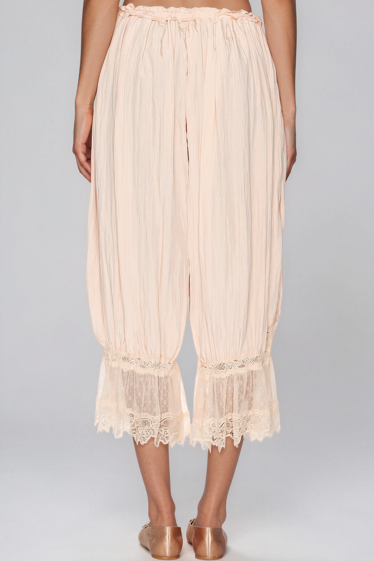Kapil Puff Sleeve Lace Pants Set