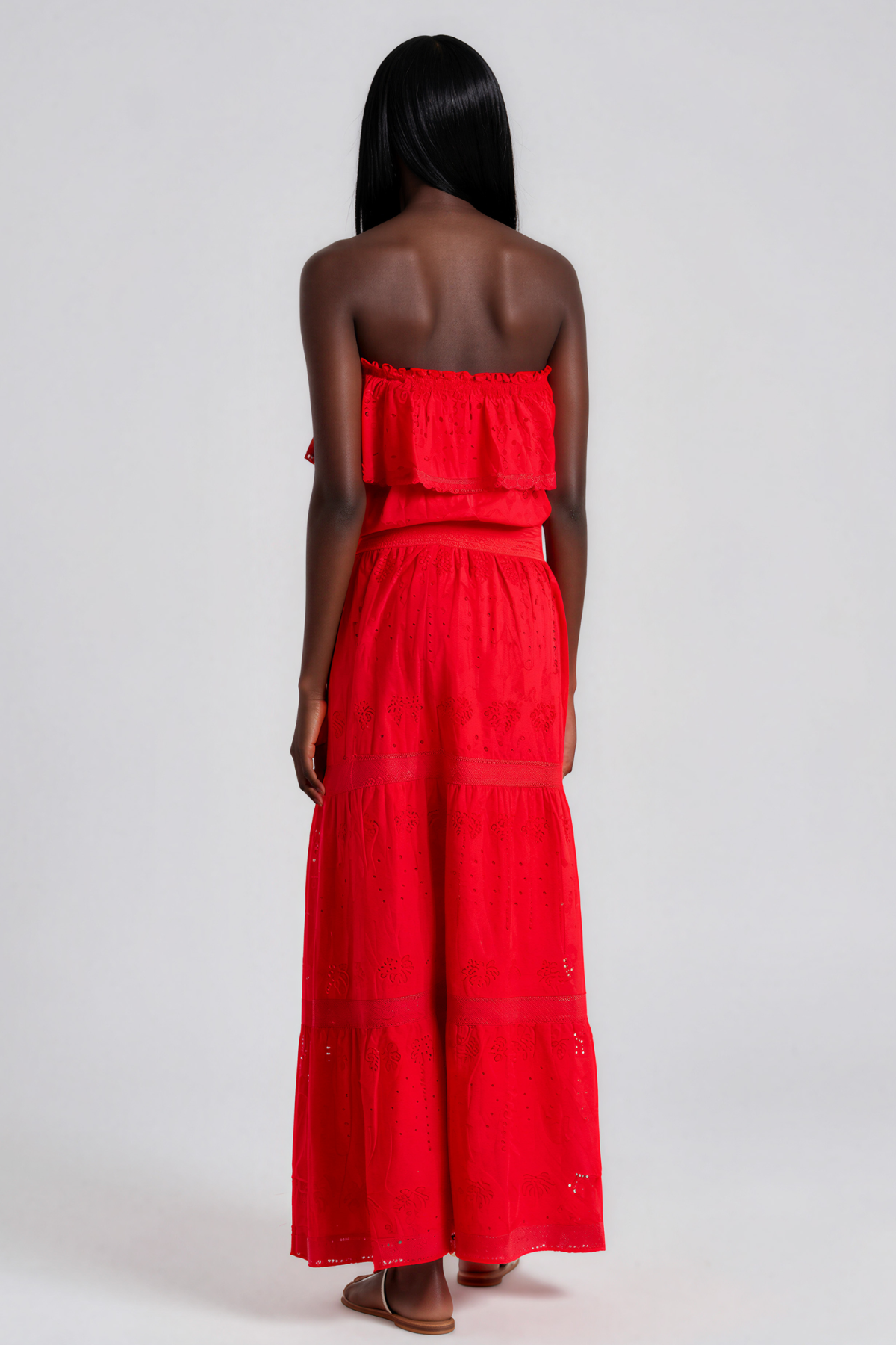 Karmiti Strapless Cutout Maxi Dress