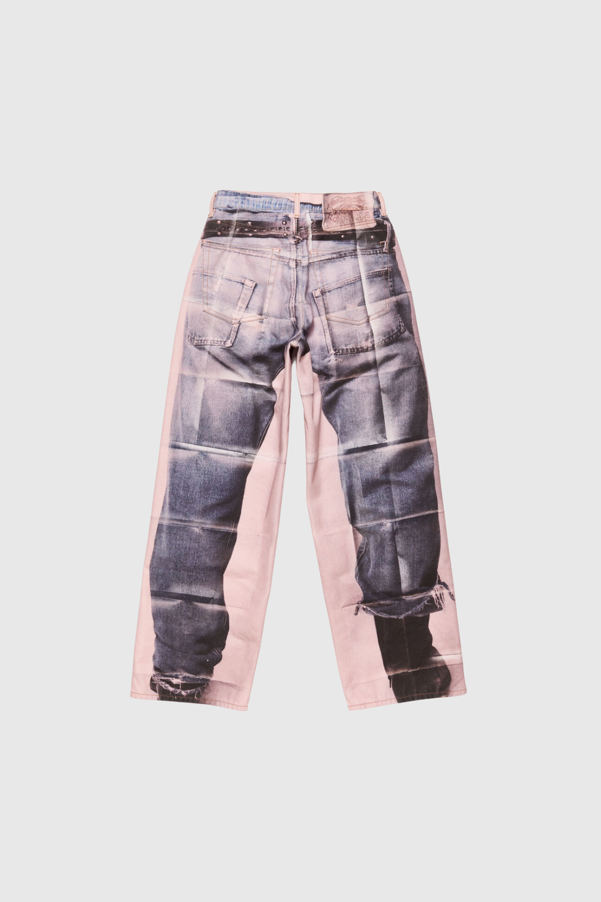 Karsen Asymmetric Print Jeans