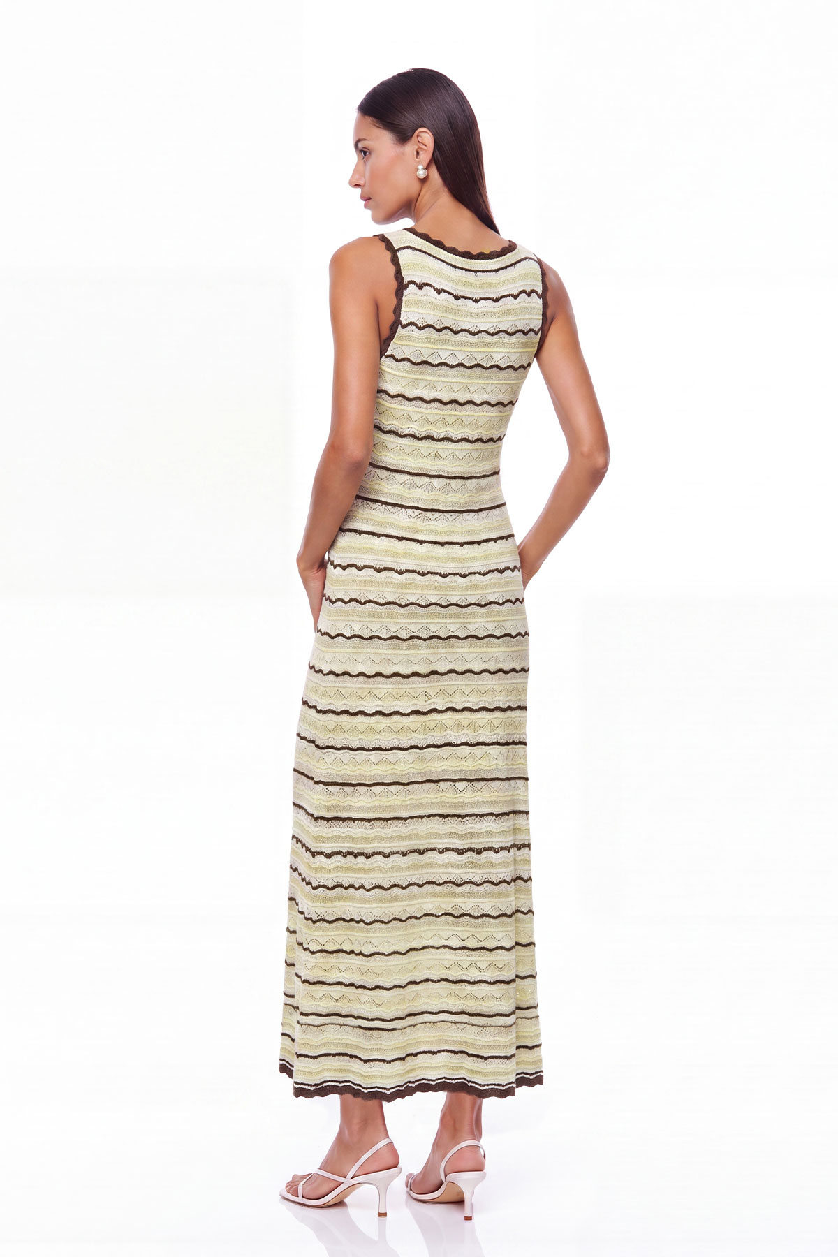 Karsten Sleeveless Stripe Maxi Dress