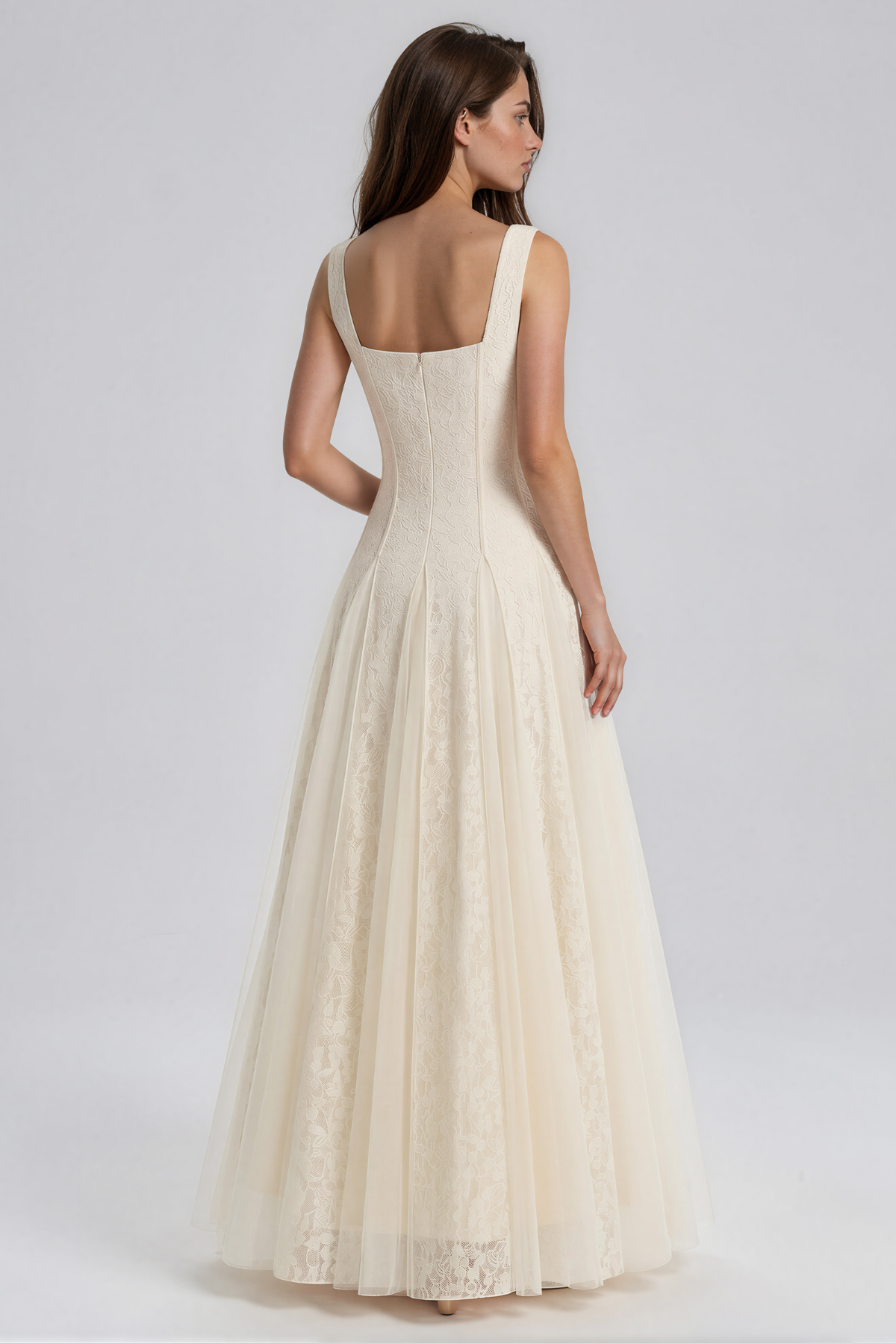 Kashton Lace Flared Maxi Dress