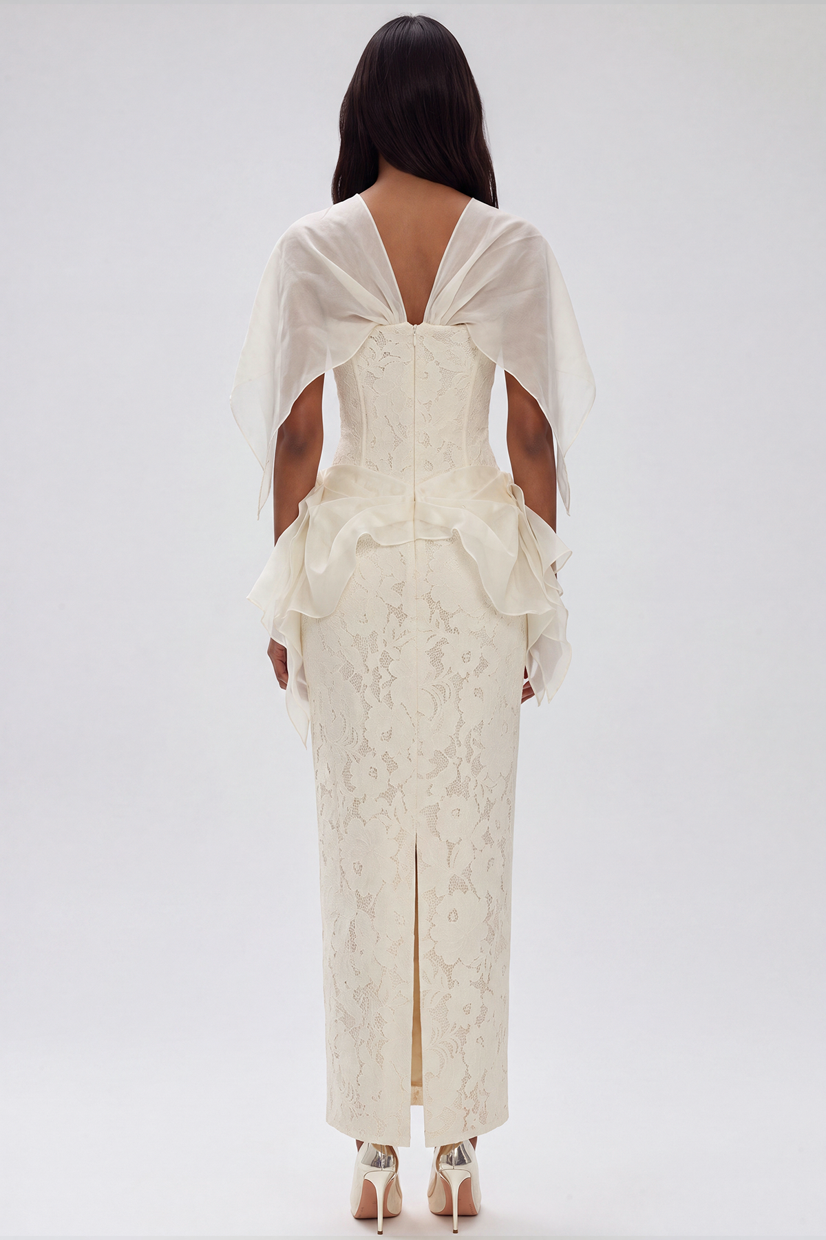 Kass Corset Lace Maxi Dress