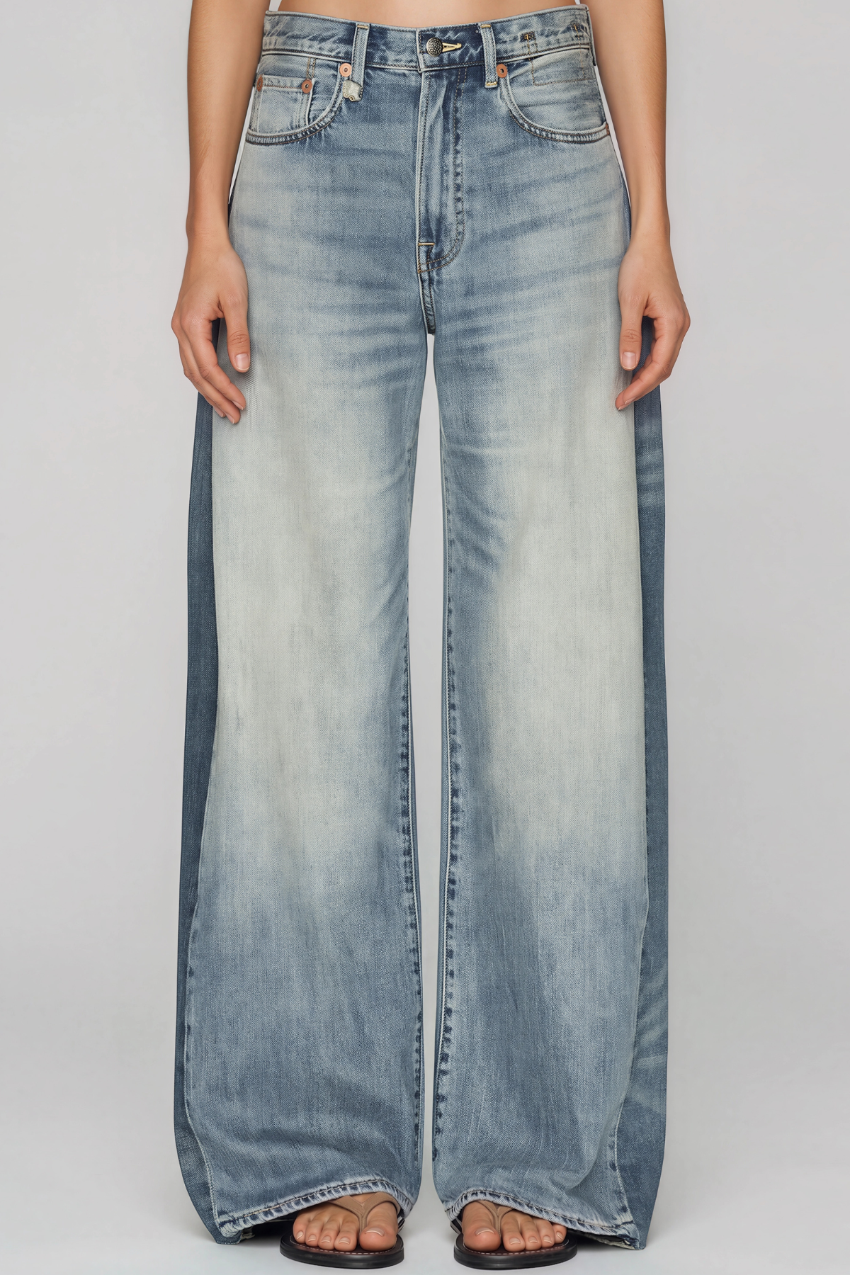 Kateisha Bleanched Straight Jeans