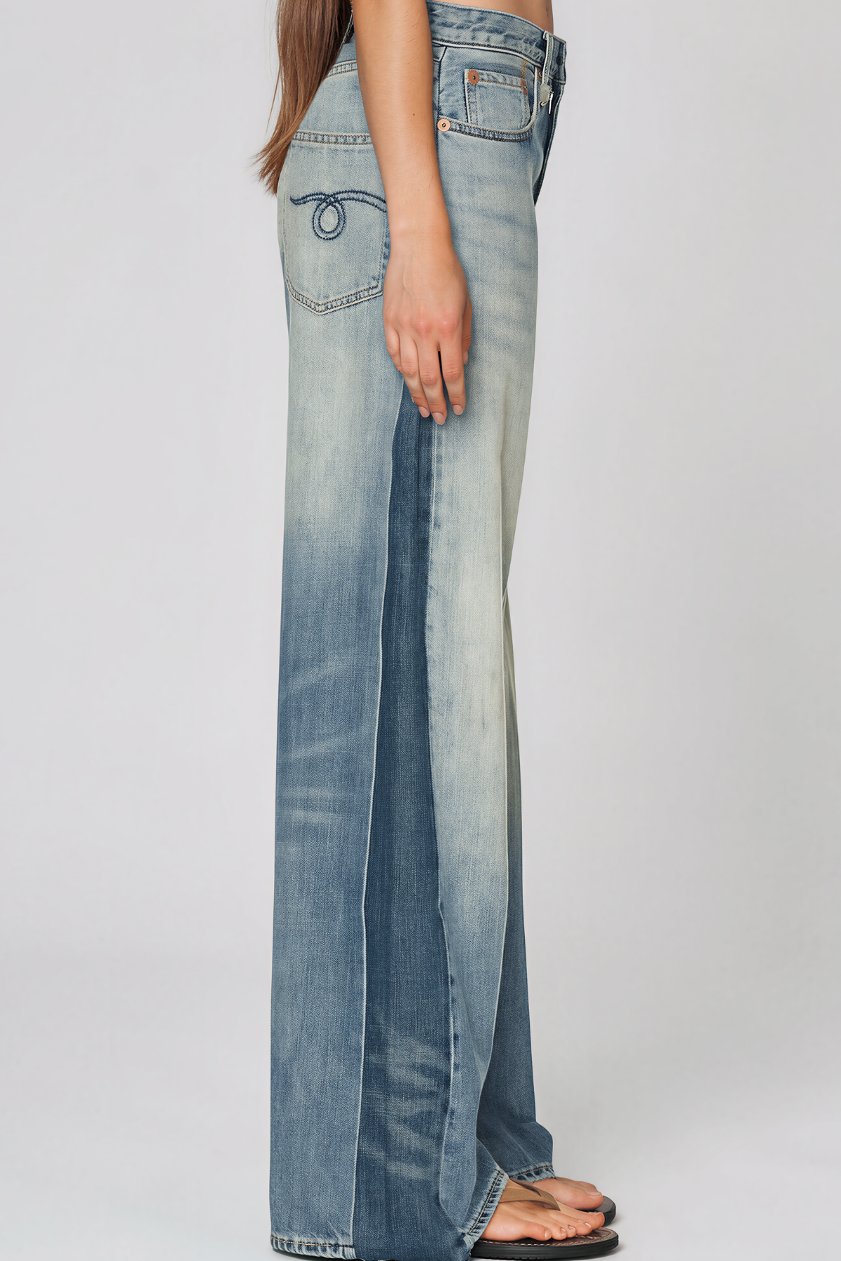 Kateisha Bleanched Straight Jeans