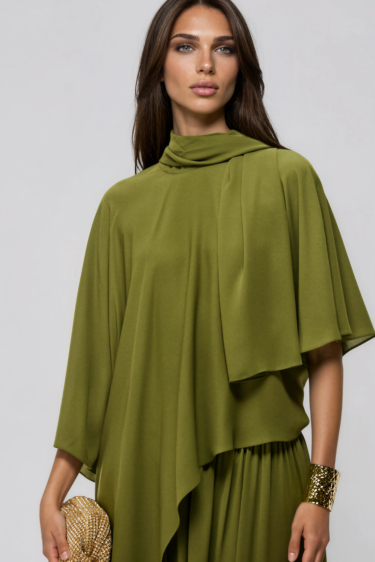 Katen Asymmetric Ruch Pants Set