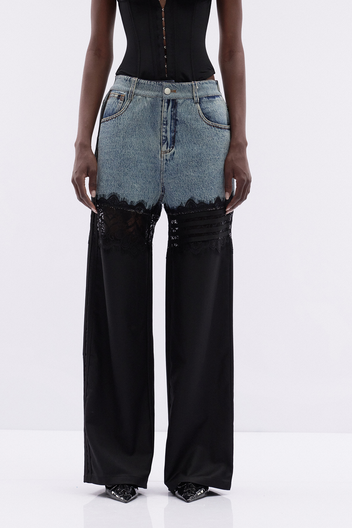 Kathy Deconstruct Lace Pants