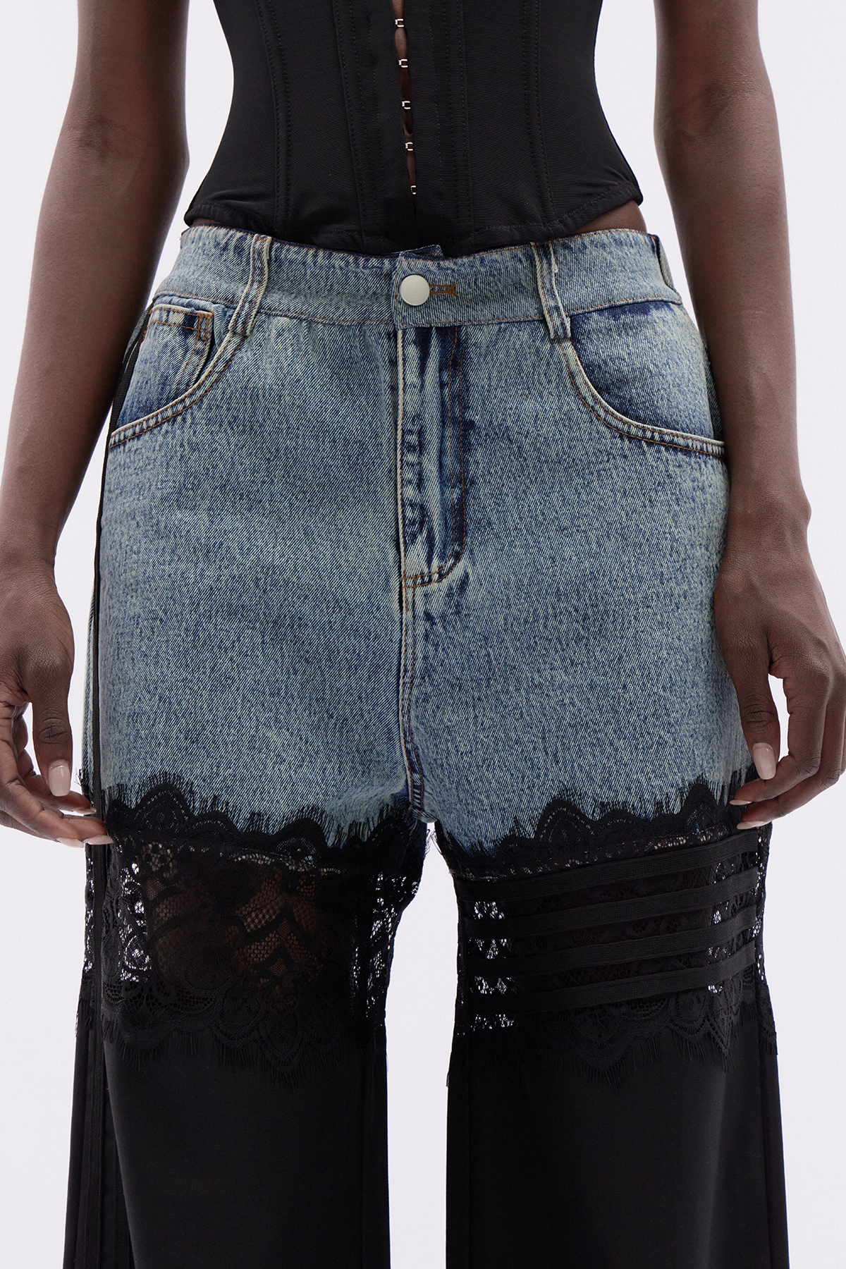 Kathy Deconstruct Lace Pants