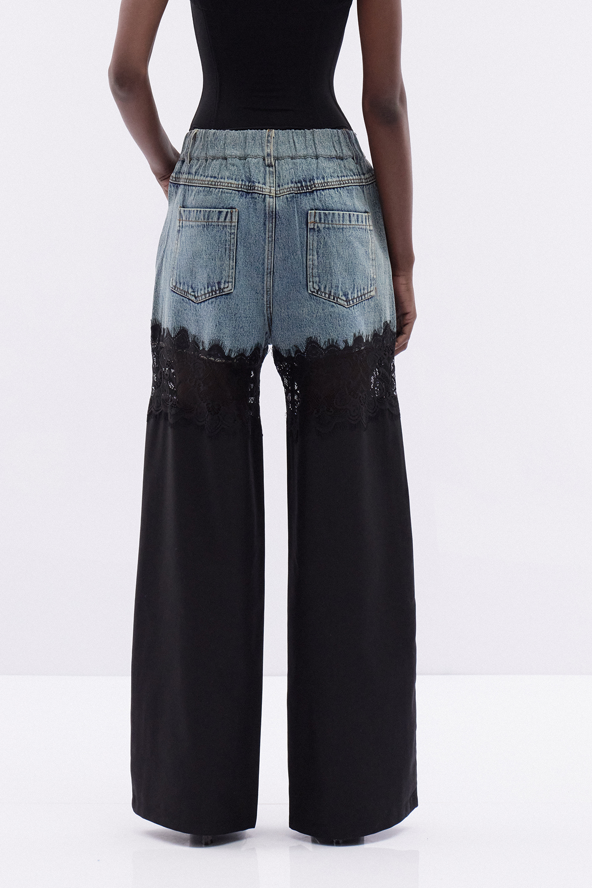 Kathy Deconstruct Lace Pants