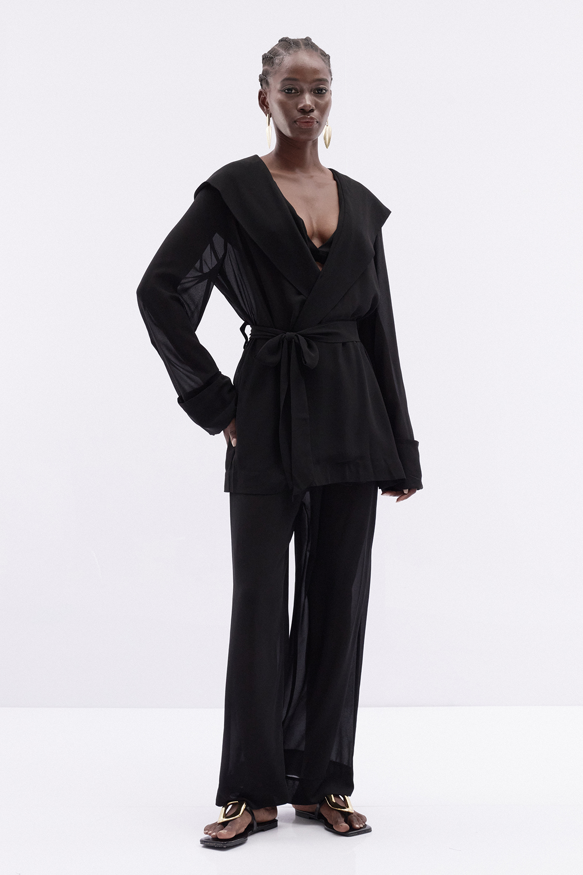 Katiana Long Sleeve Mesh Pants Set
