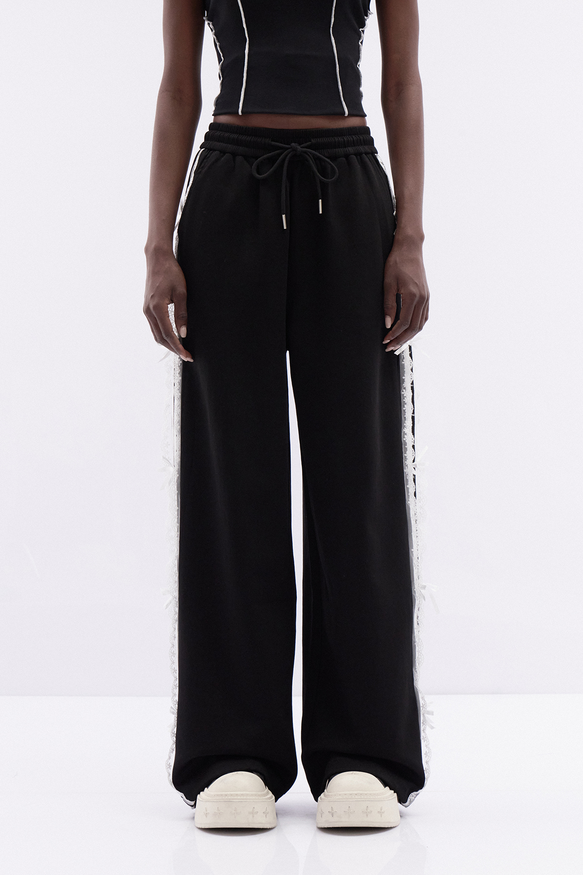 Katoka Stripe Bow Pants