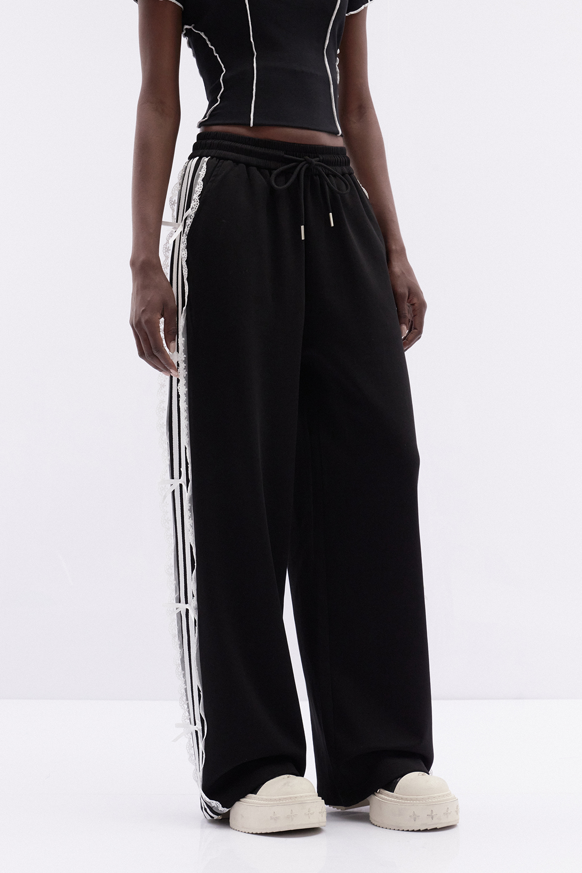 Katoka Stripe Bow Pants