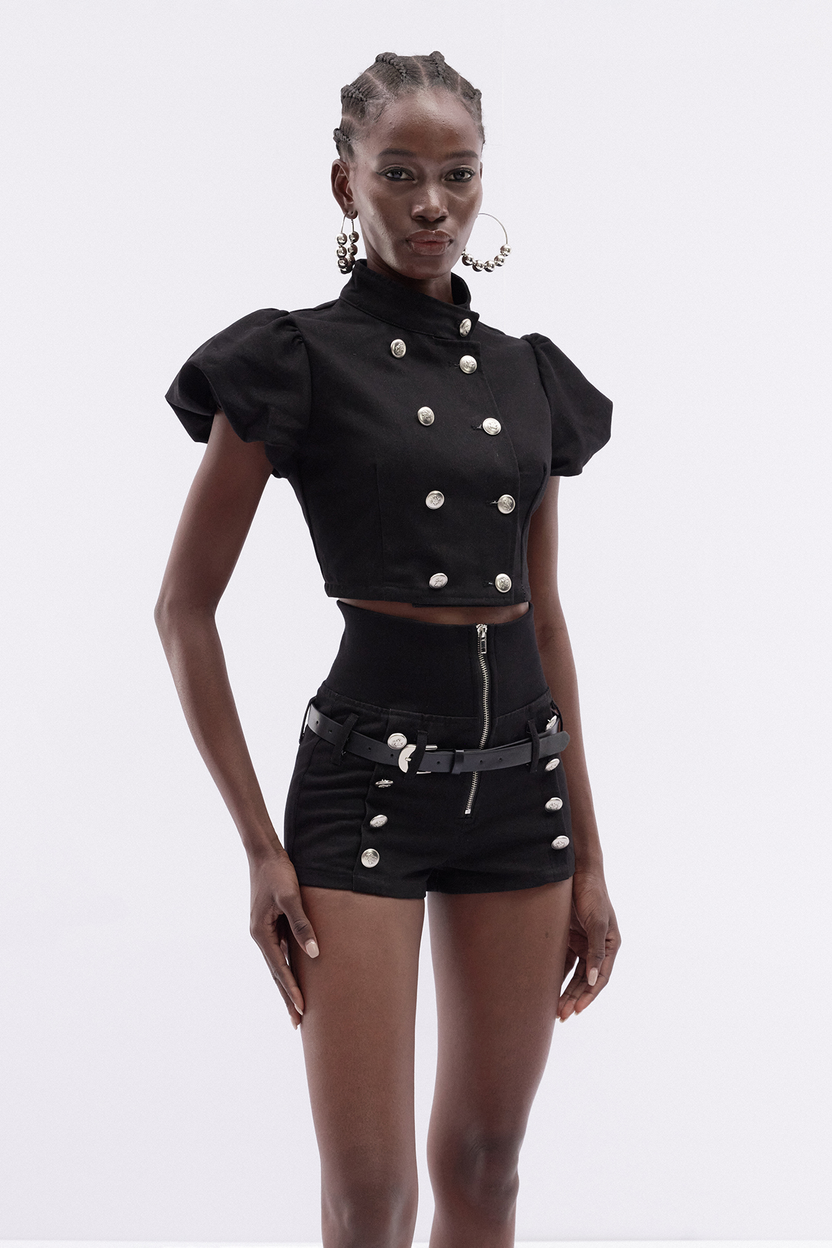 Katriel Double Breasted Shorts Set