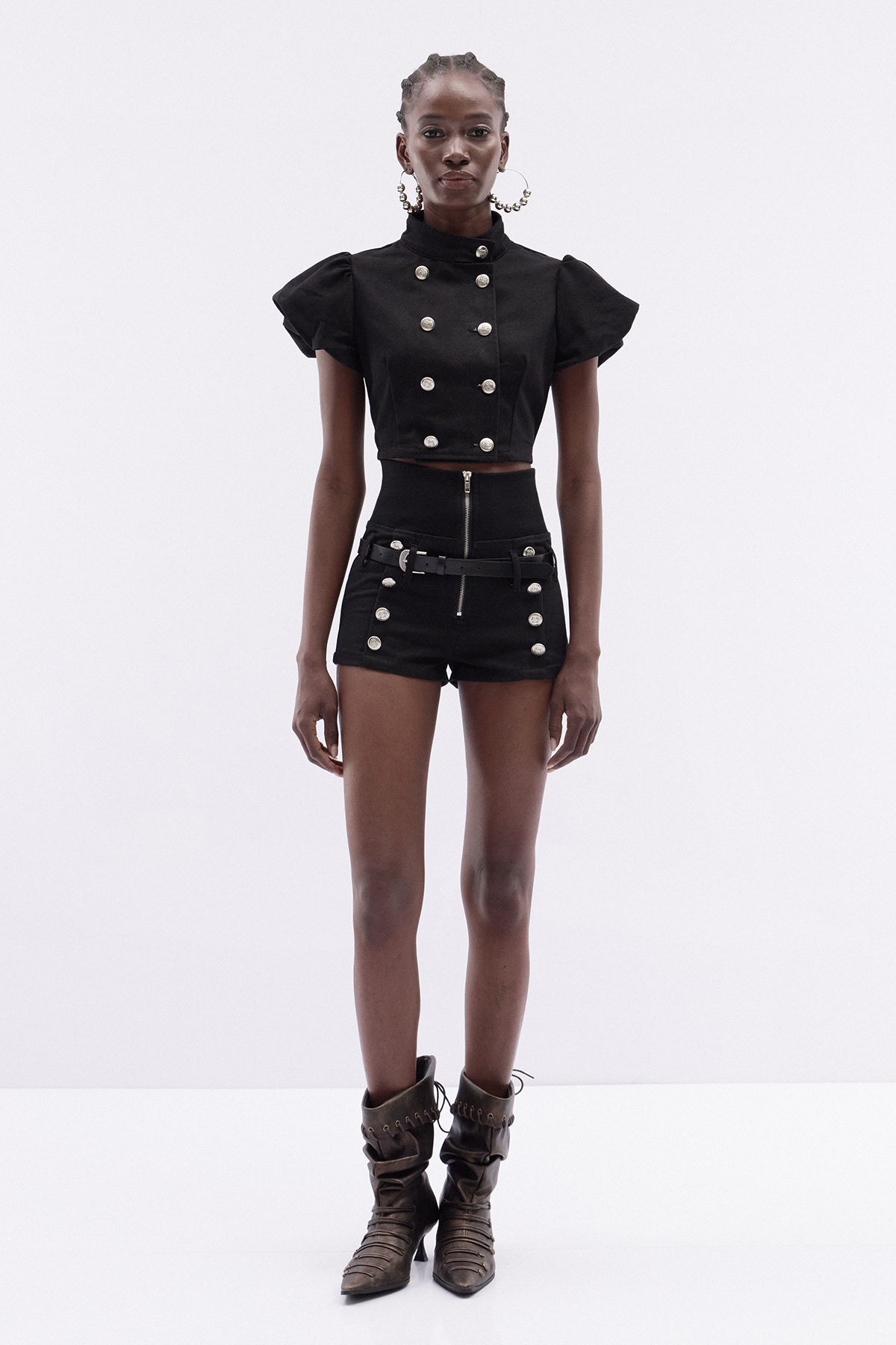 Katriel Double Breasted Shorts Set