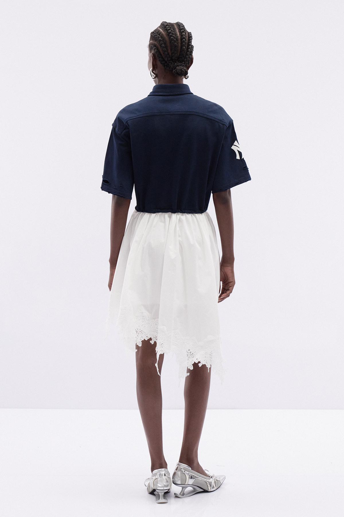 Katsuro Print Asymmetric Mini Dress