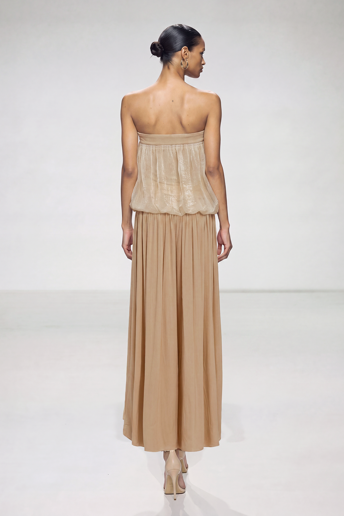 Kaveh Strapless Mesh Pants Set
