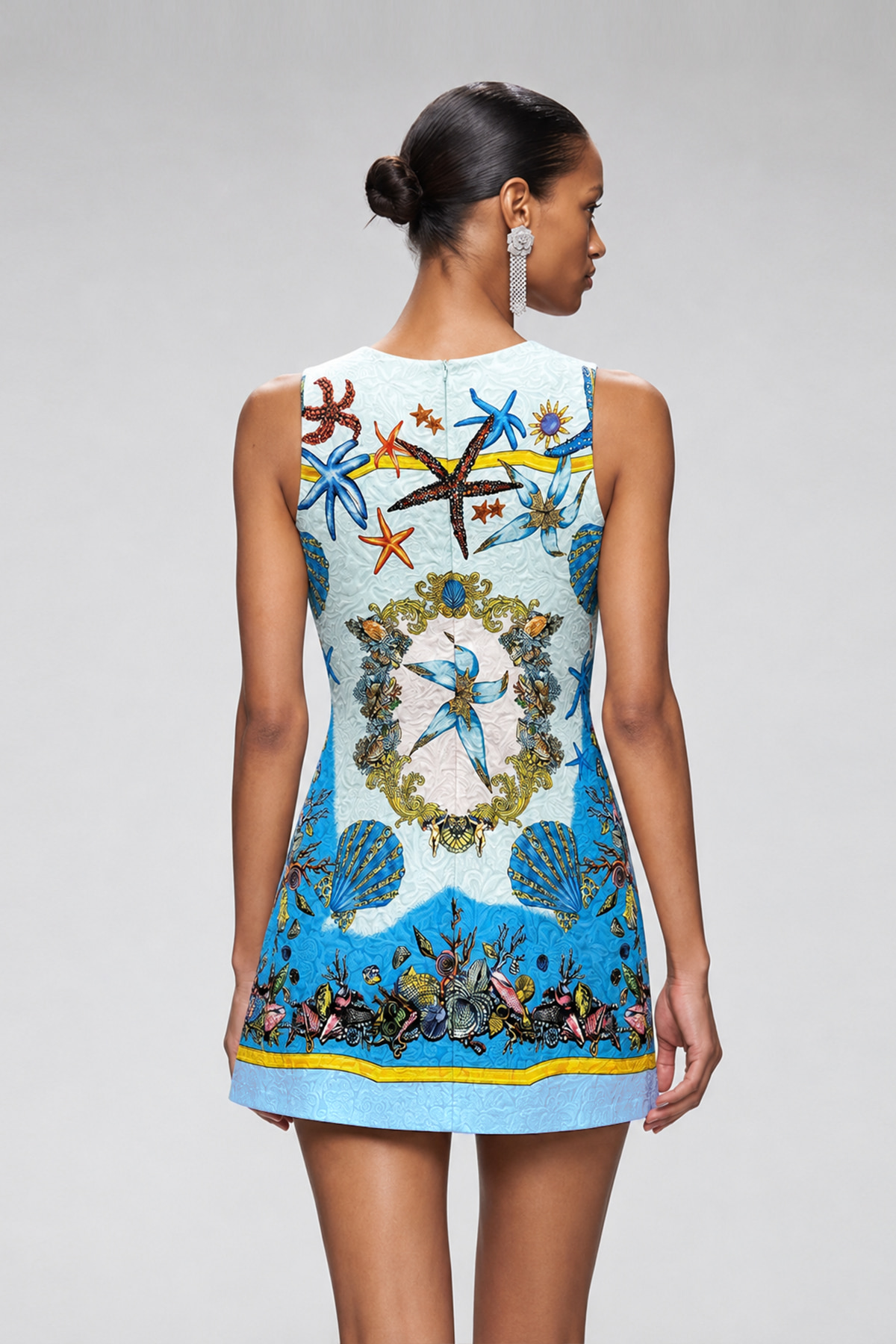 Kavita Sleeveless Embellished Mini Dress