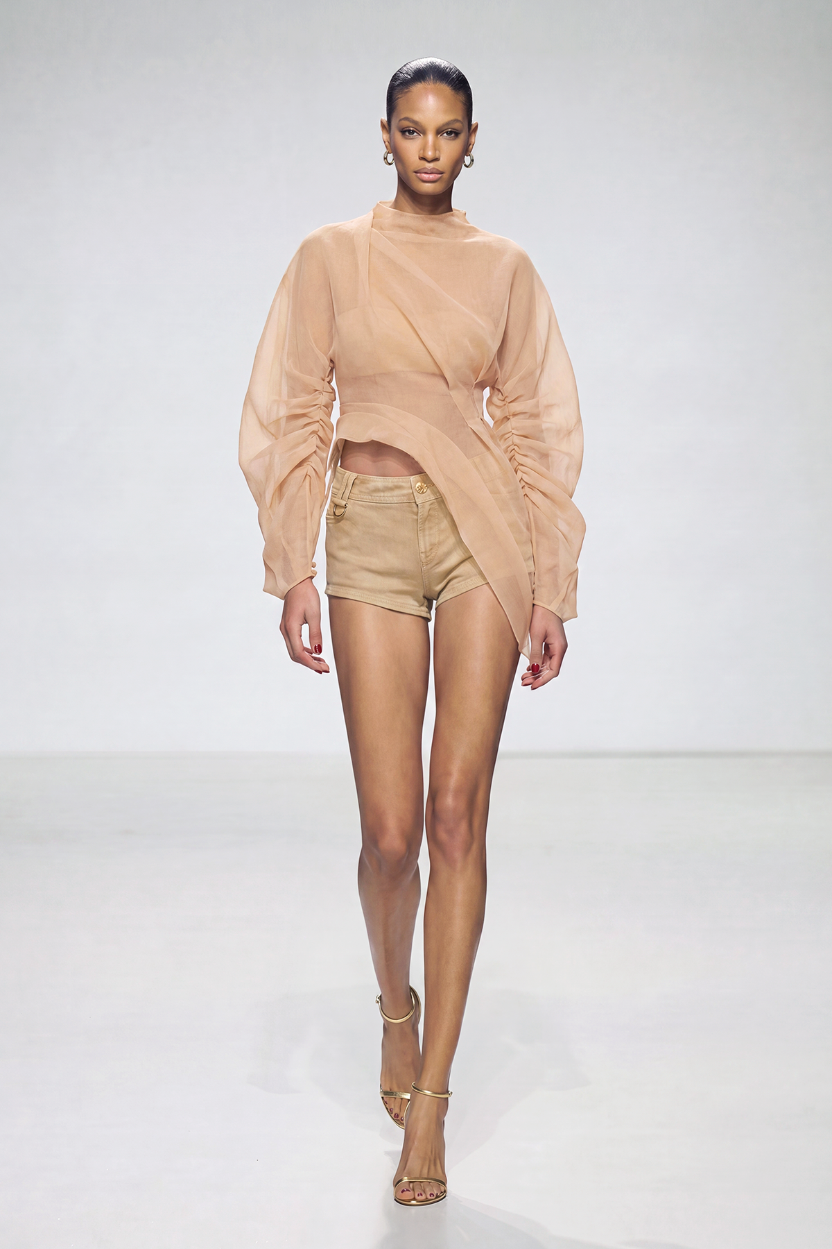 Kayla Mesh Ruch Top